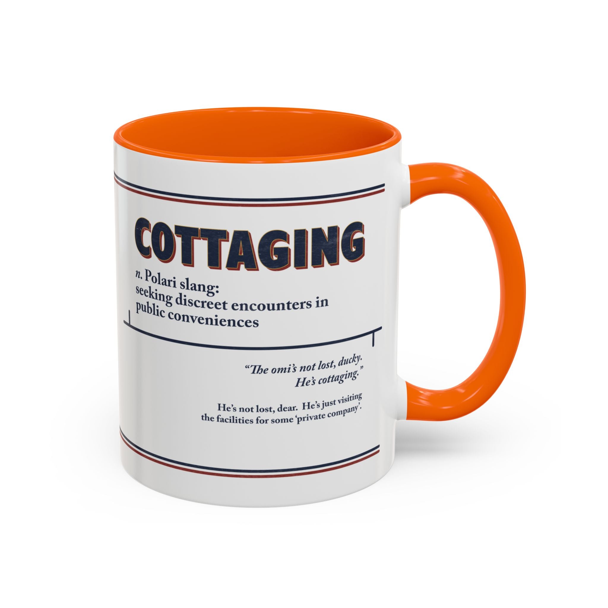 Polari: Cottaging - Accent Coffee Mug (11, 15oz)