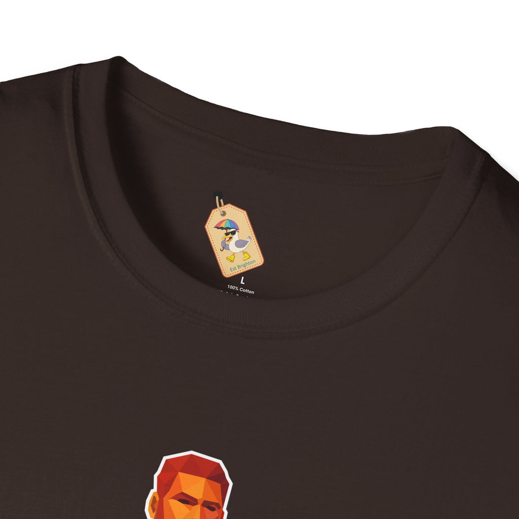 Geometric Pride Daddy - Unisex Softstyle T-Shirt