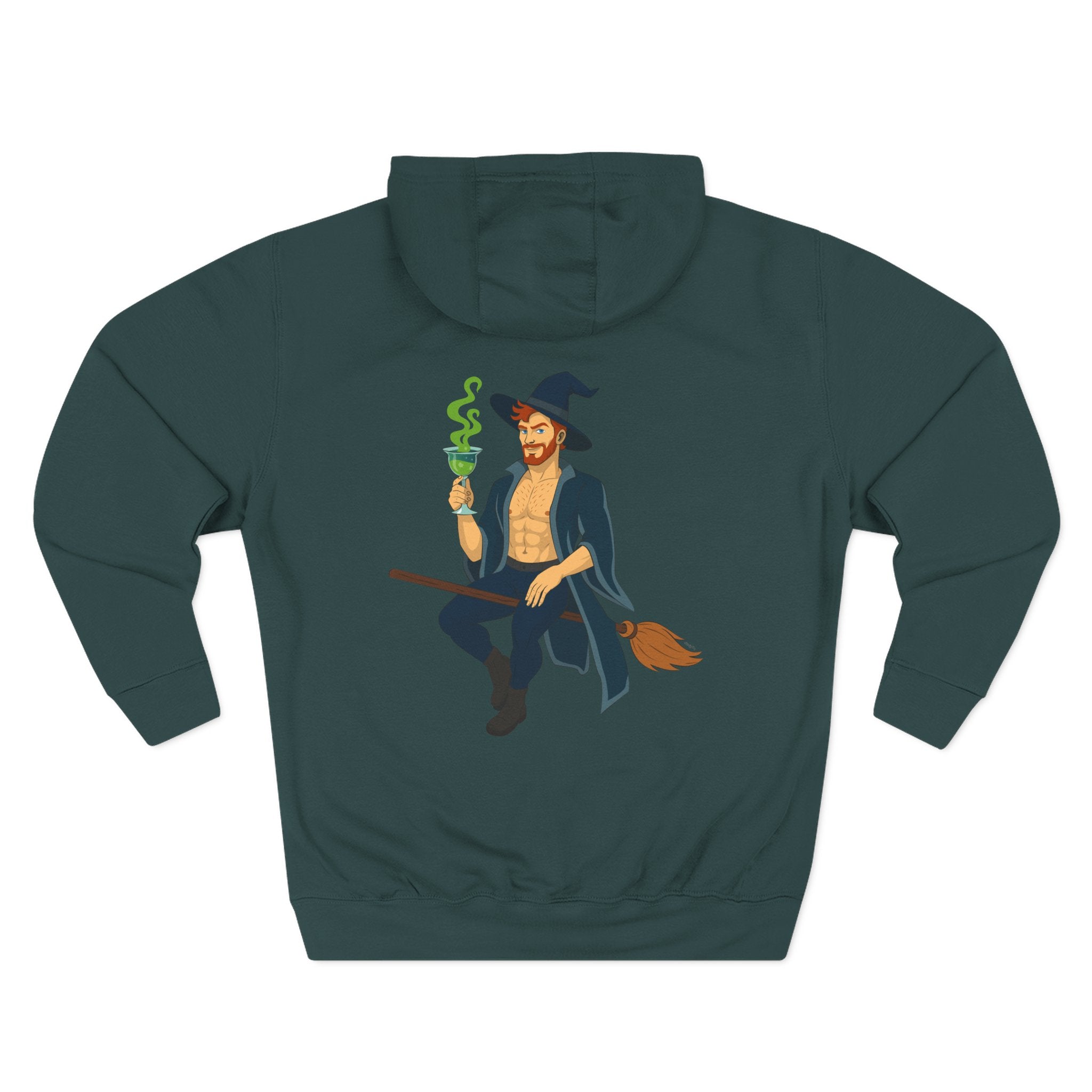 The Ginger Witch - Three-Panel Fleece Hoodie