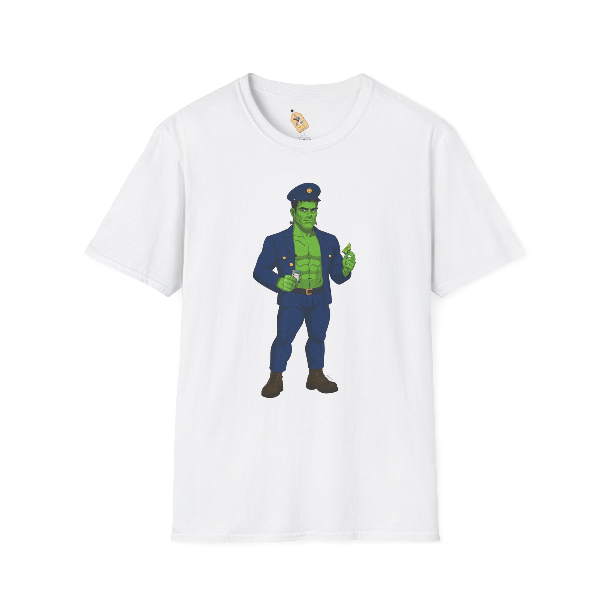 Major Frank N. Stein - Unisex Softstyle T-Shirt