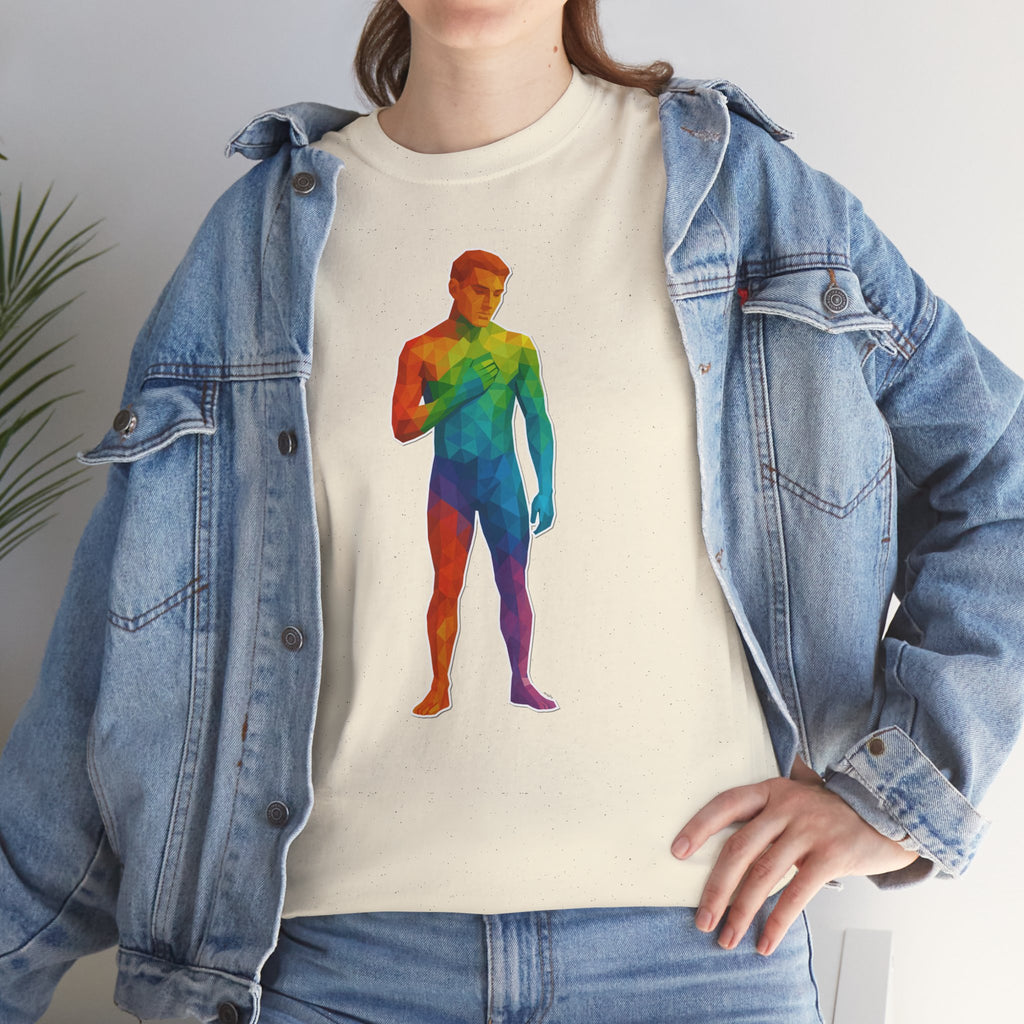 Geometric Pride Twink - Unisex Heavy Cotton Shirt