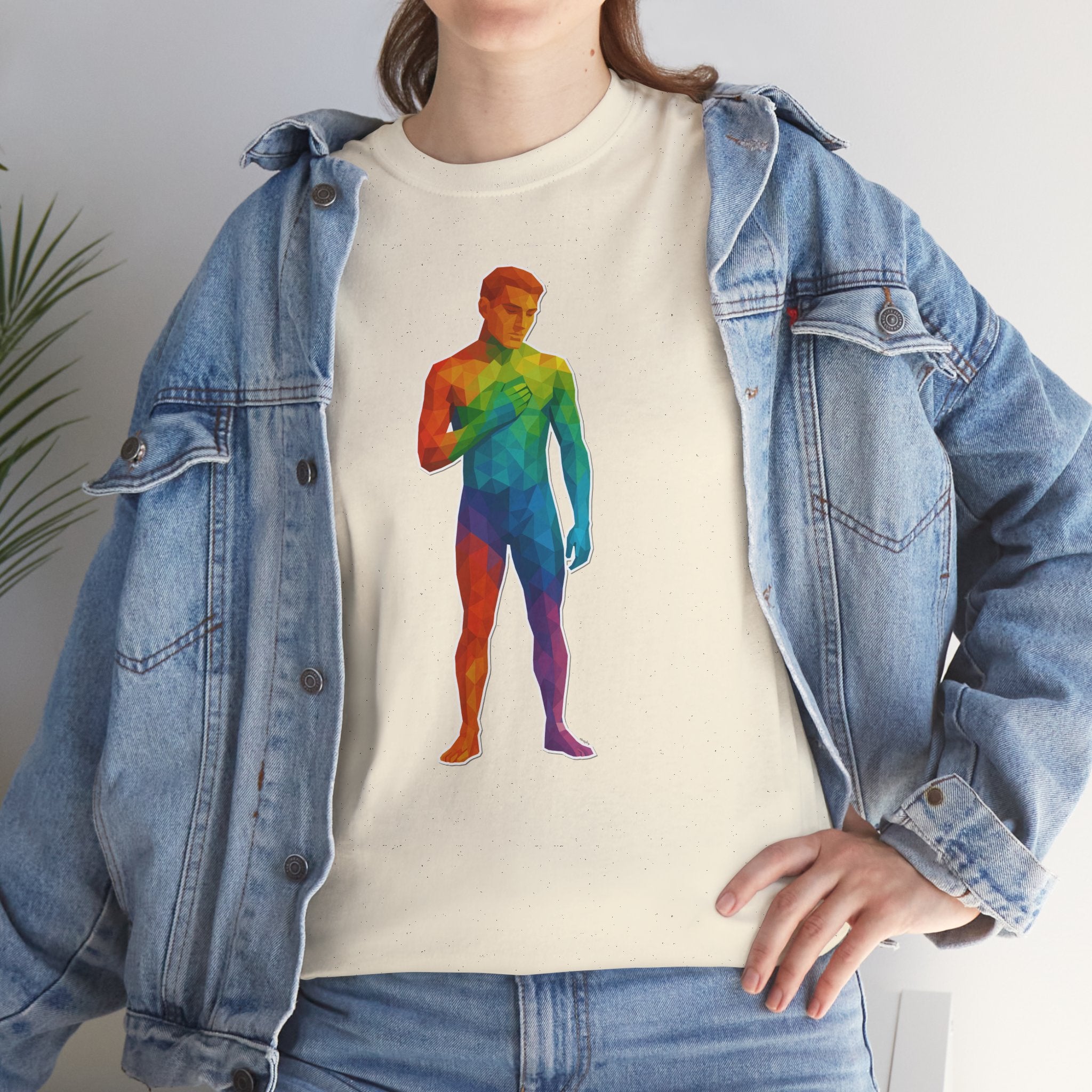 Geometric Pride Twink - Unisex Heavy Cotton Shirt