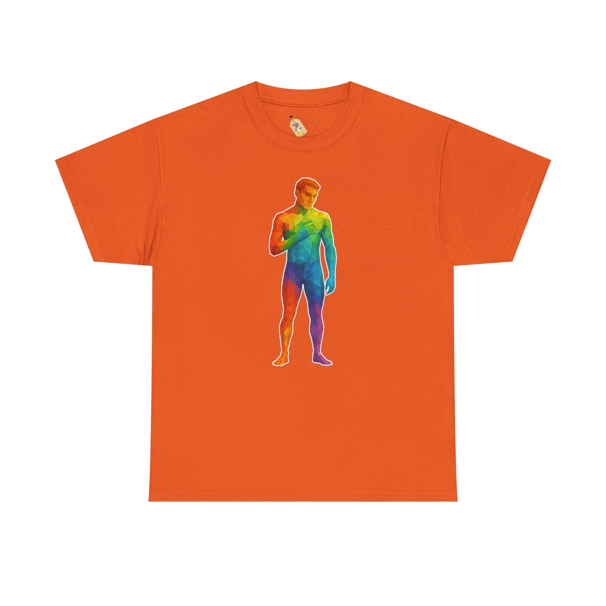 Geometric Pride Twink - Unisex Heavy Cotton Shirt