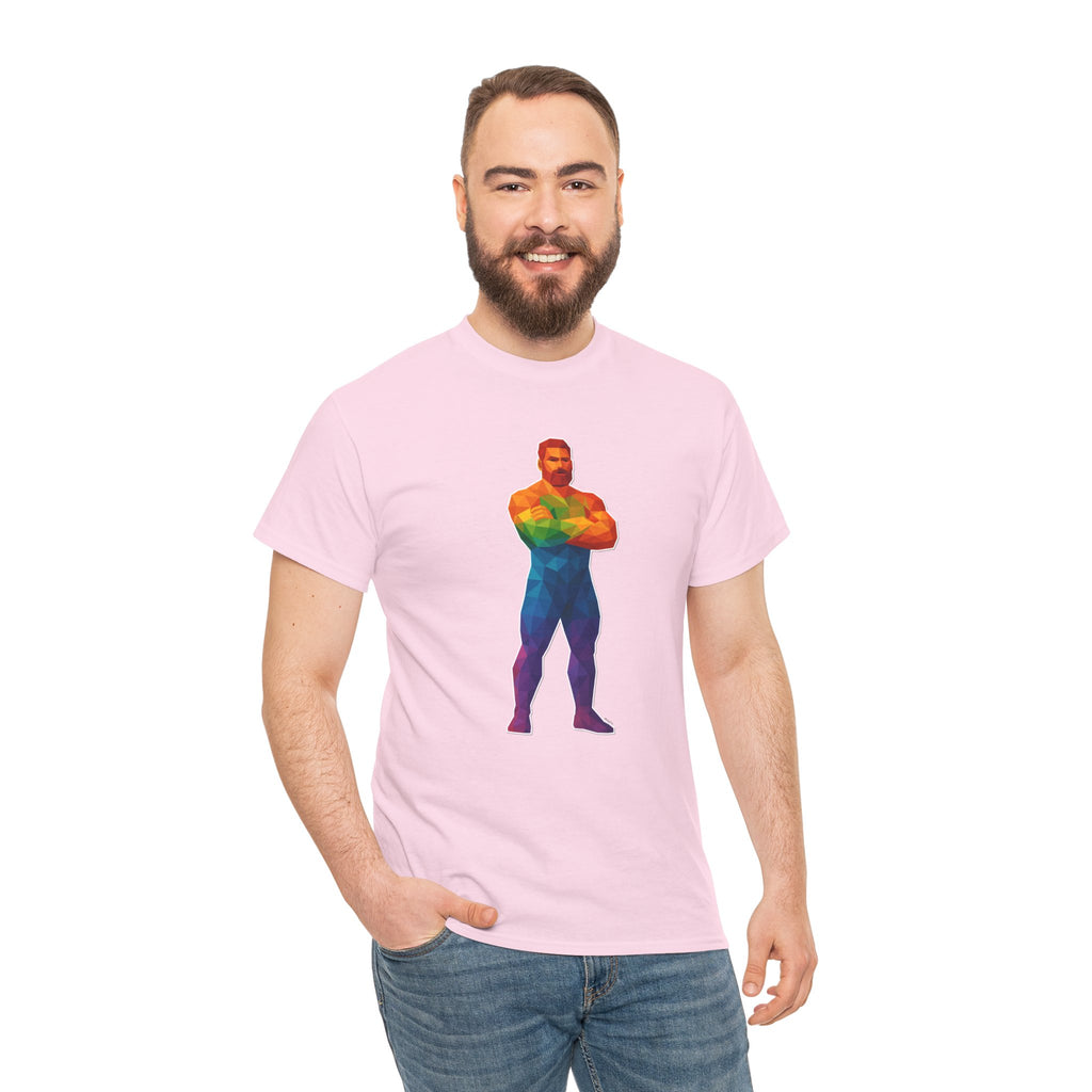 Geometric Pride Daddy - Unisex Heavy Cotton Shirt