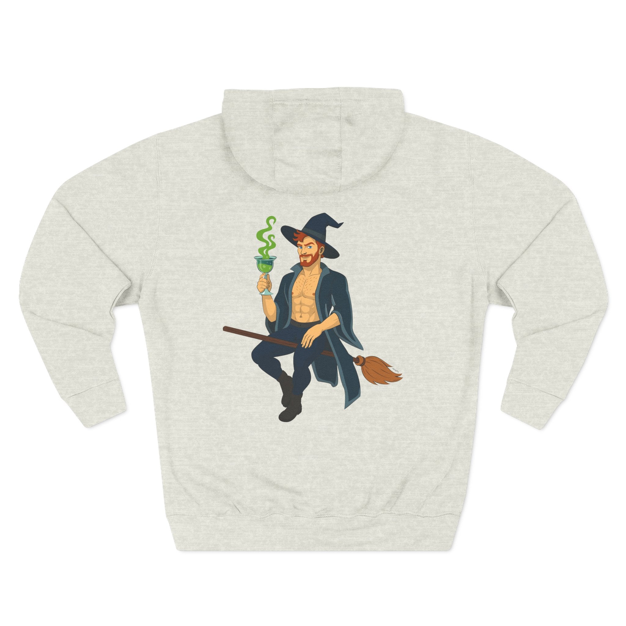 The Ginger Witch - Three-Panel Fleece Hoodie