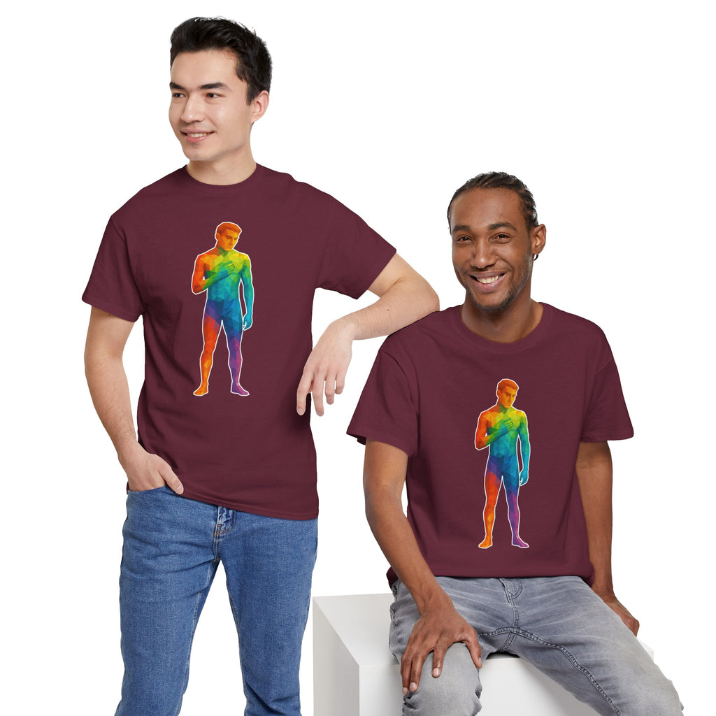 Geometric Pride Twink - Unisex Heavy Cotton Shirt