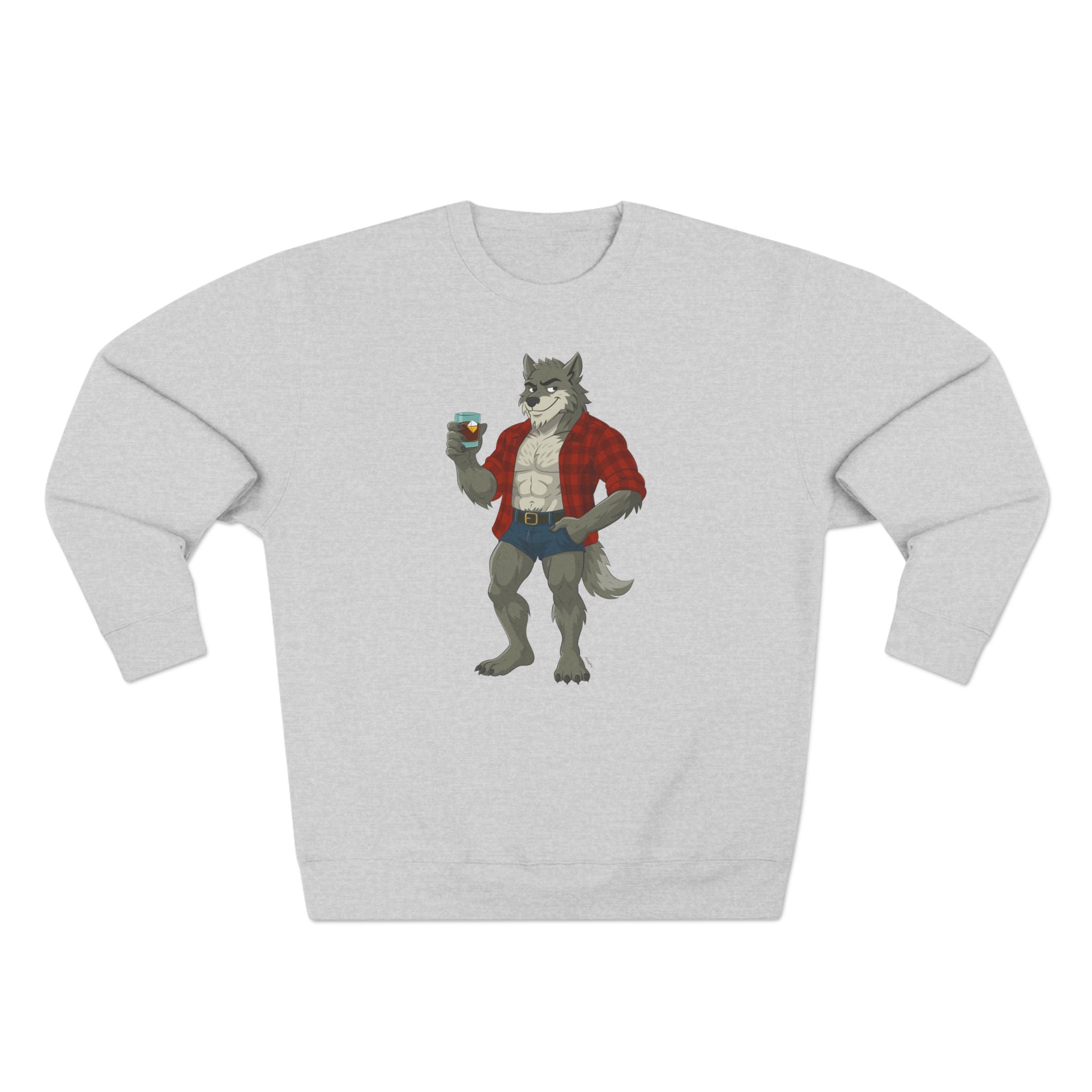Lumberjack Werewolf - Unisex Crewneck Sweatshirt