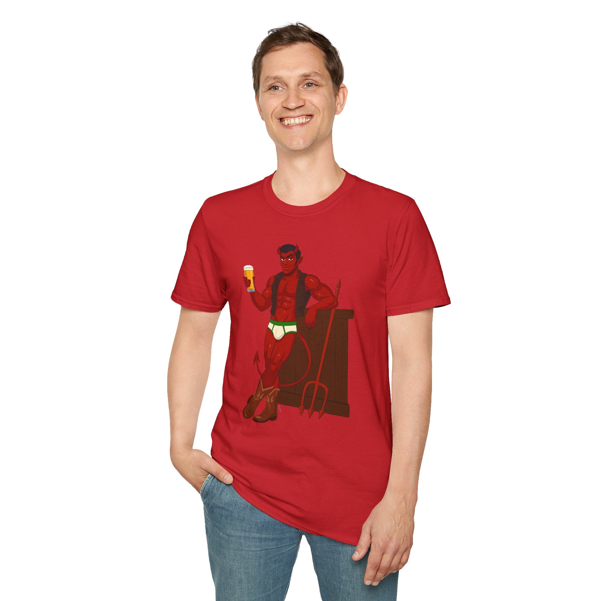 Saddle Up, Devil - Unisex Softstyle T-Shirt