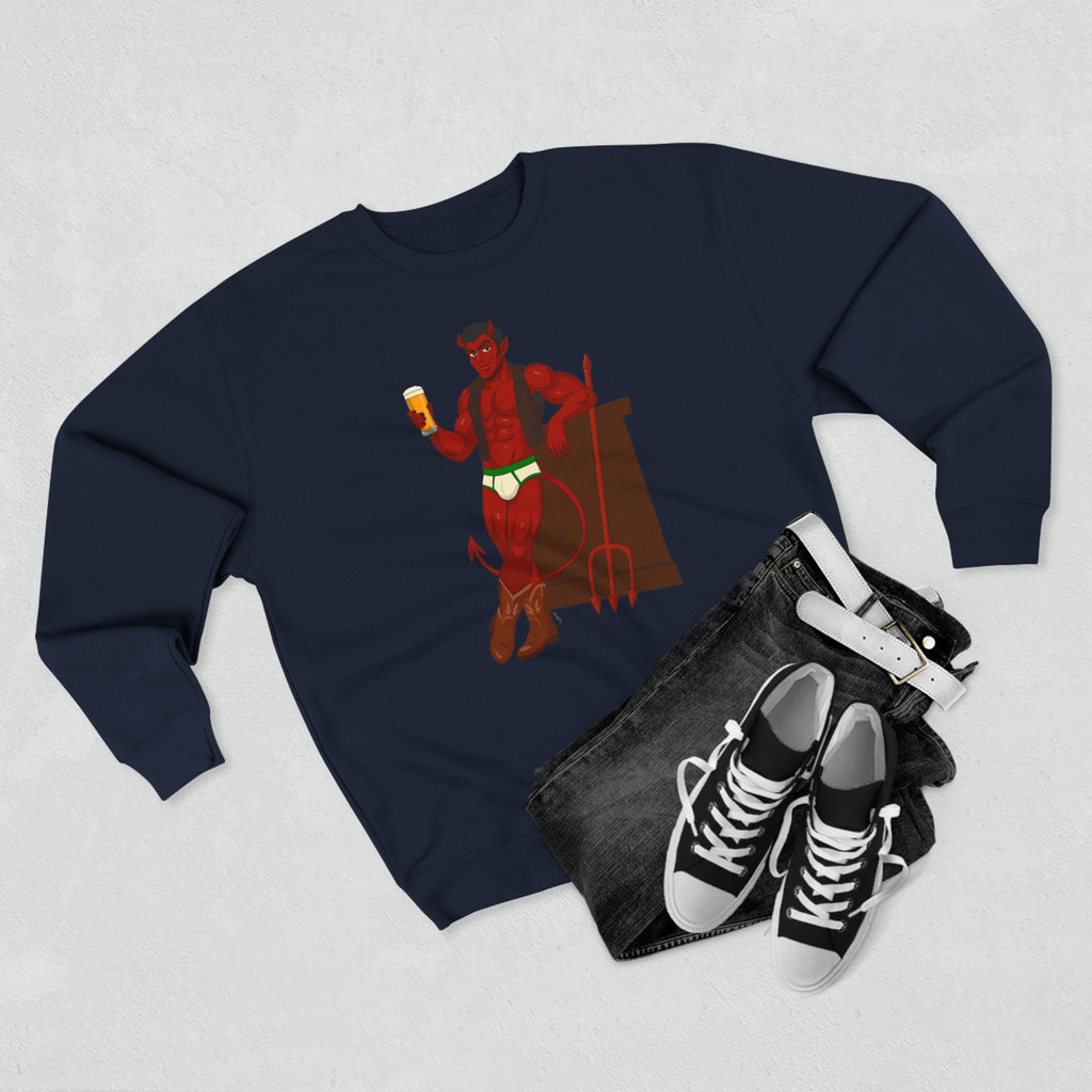 Saddle Up, Devil - Unisex Crewneck Sweatshirt
