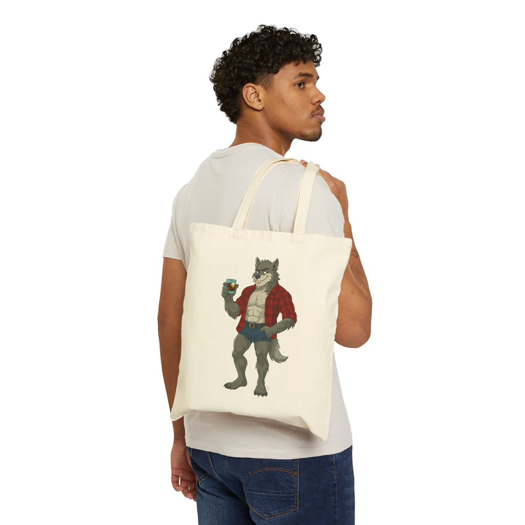 Lumberjack Werewolf Tote Bag