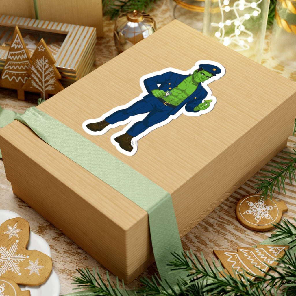 Major Frank N. Stein - Cut Stickers