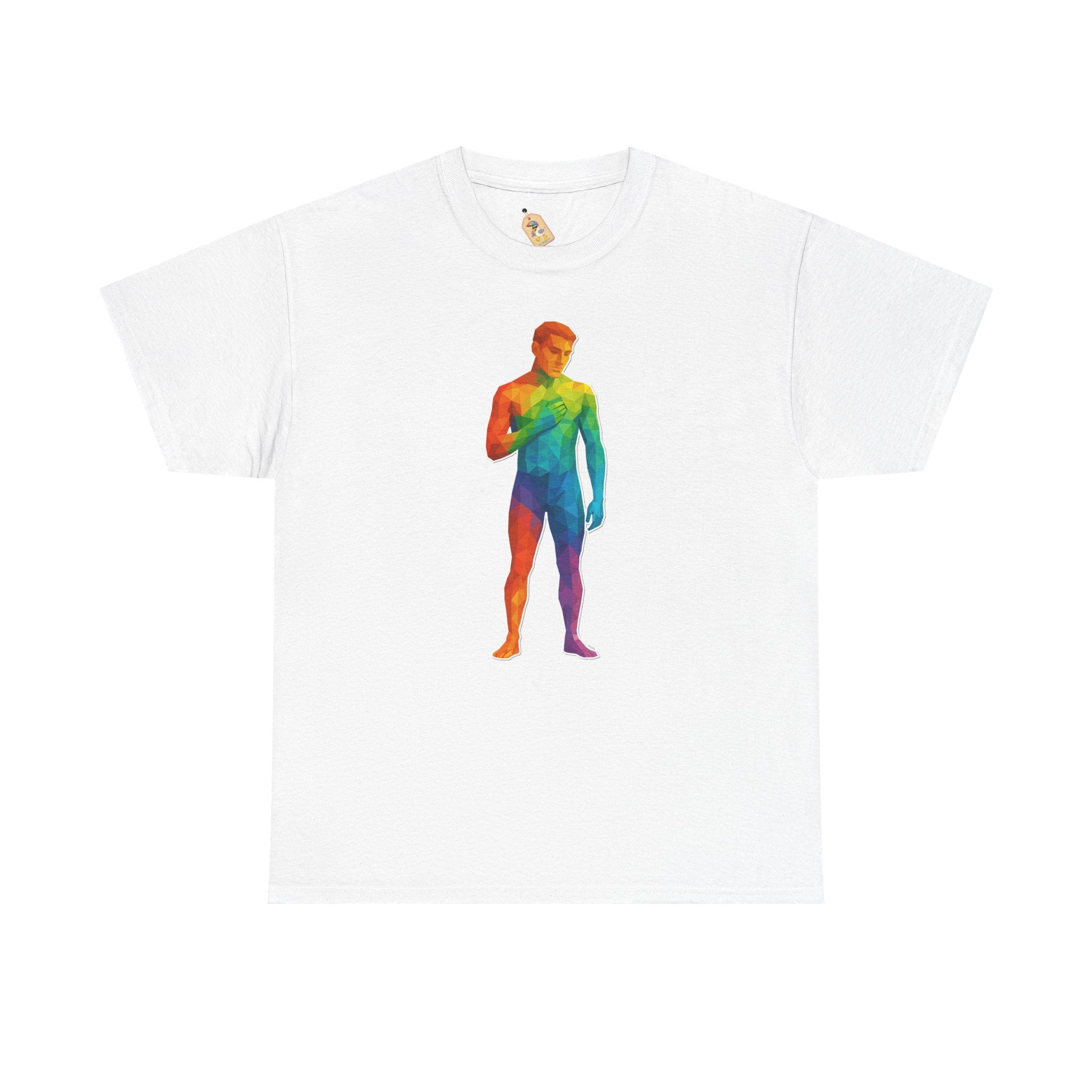 Geometric Pride Twink - Unisex Heavy Cotton Shirt