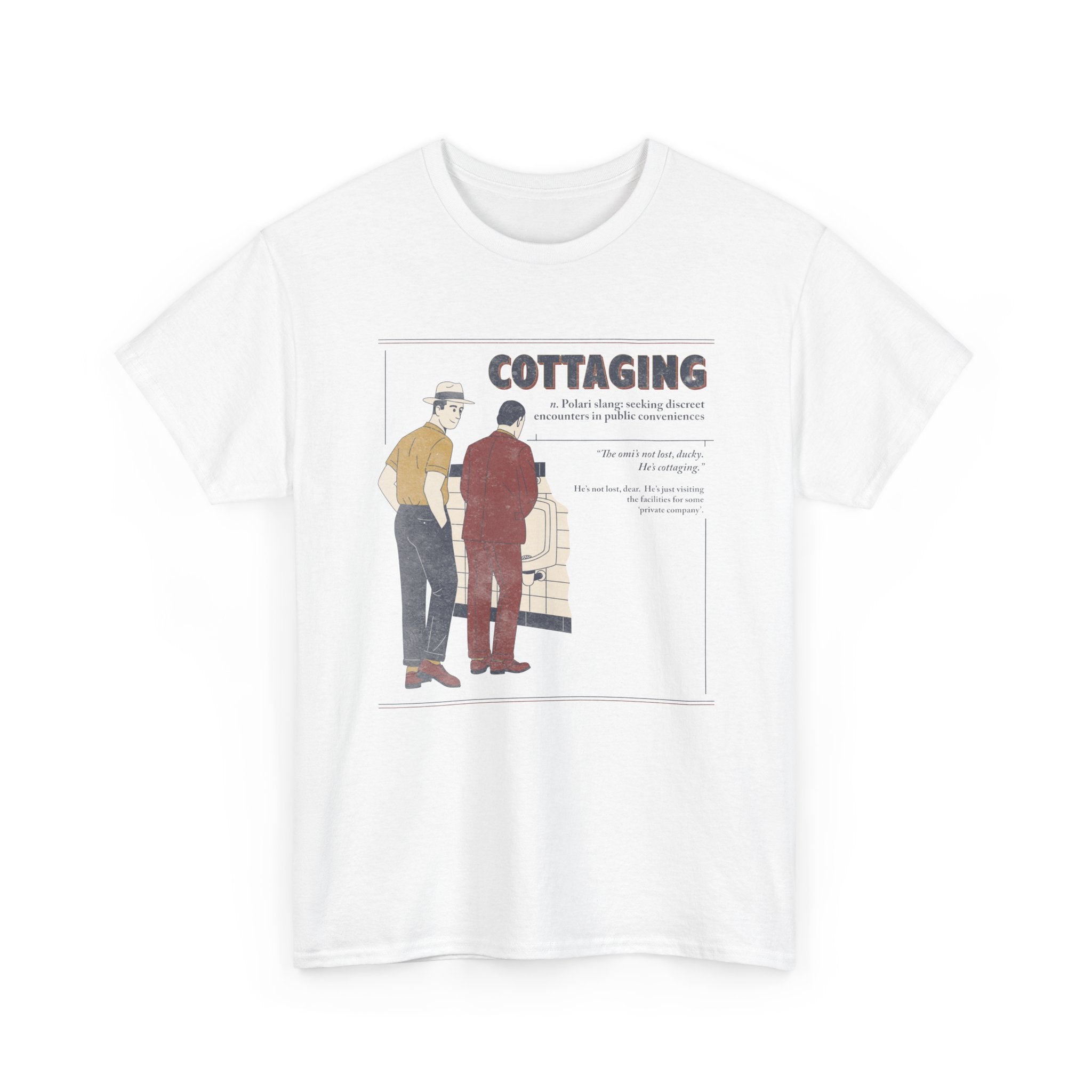 Polari: Cottaging - Unisex Heavy Cotton Shirt