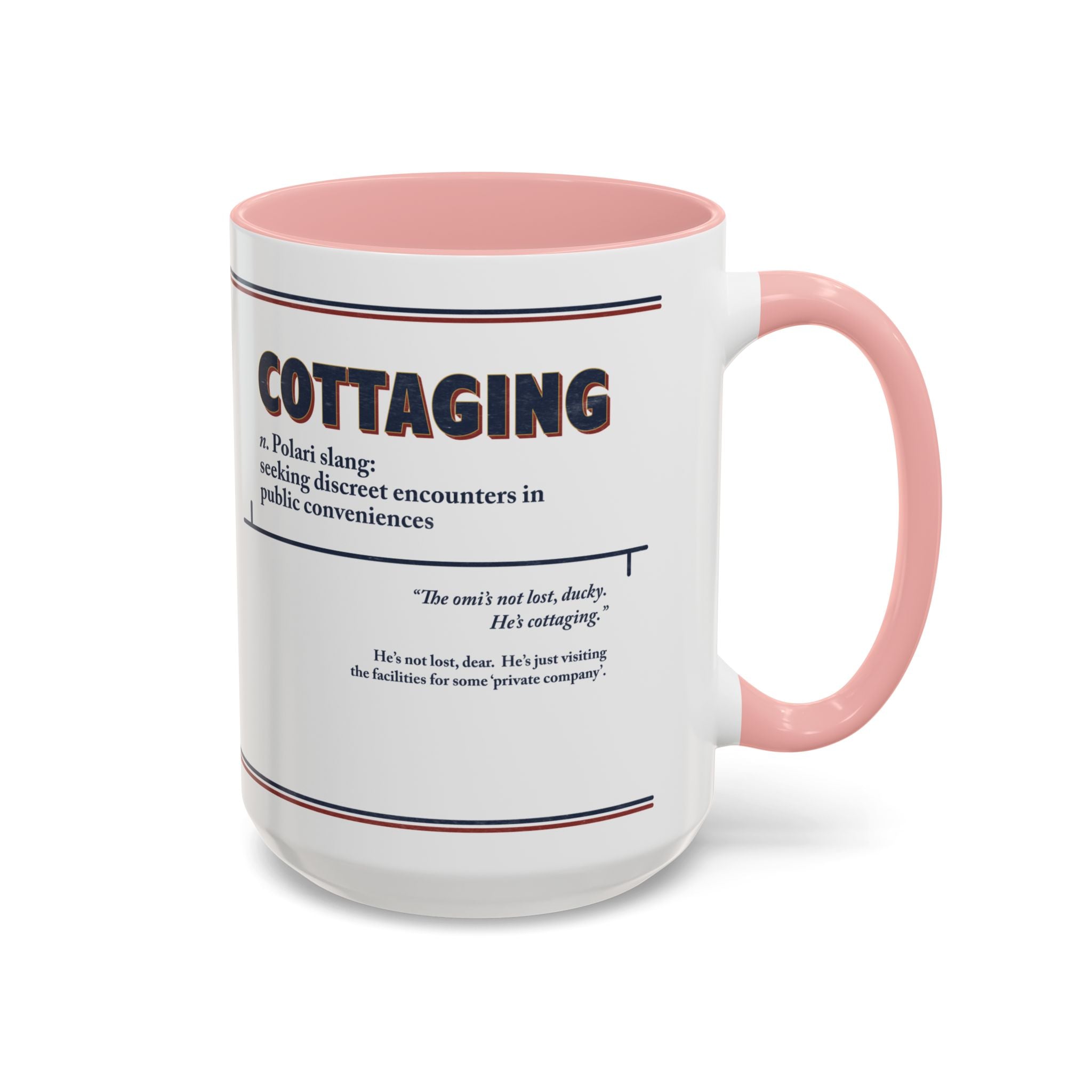 Polari: Cottaging - Accent Coffee Mug (11, 15oz)