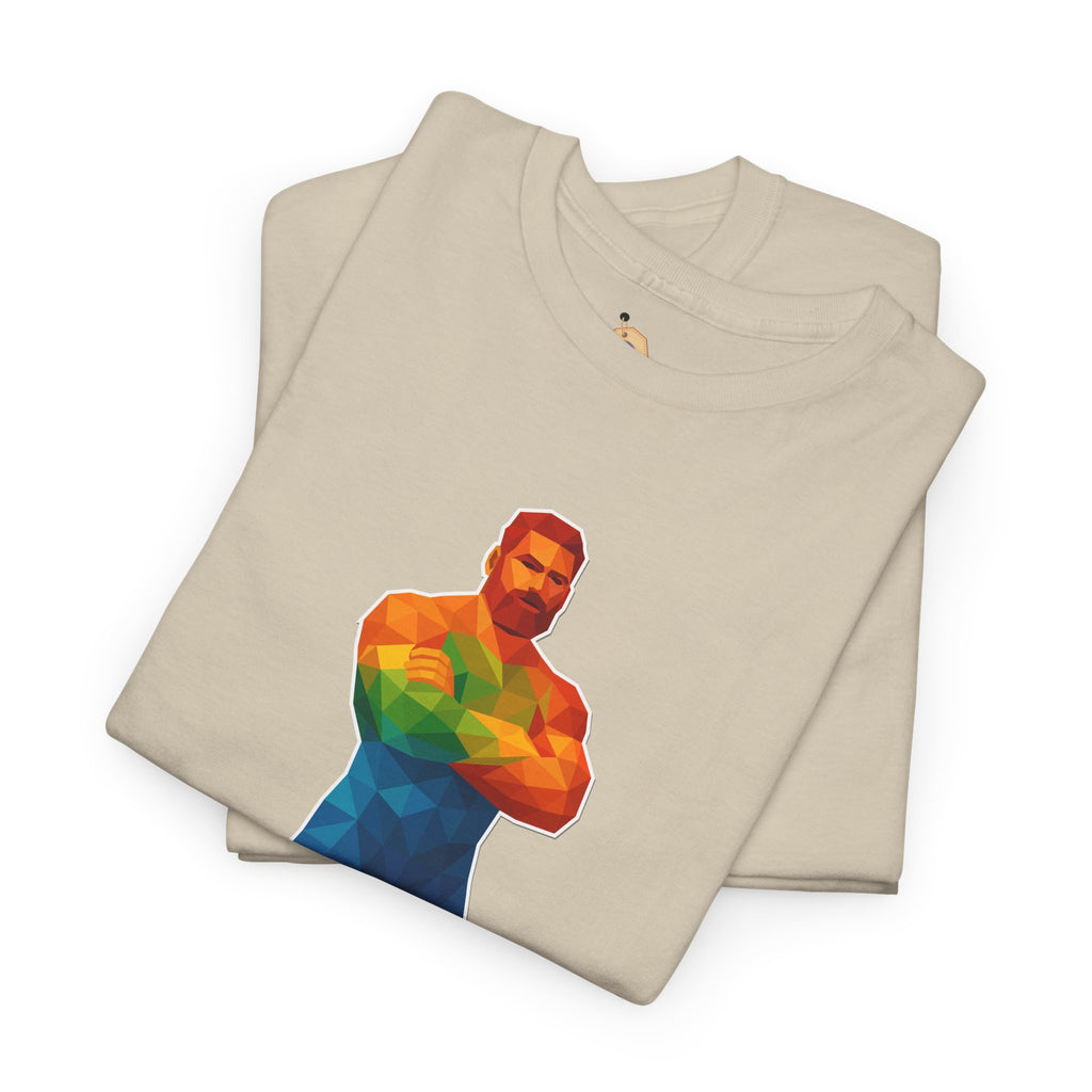 Geometric Pride Daddy - Unisex Heavy Cotton Shirt