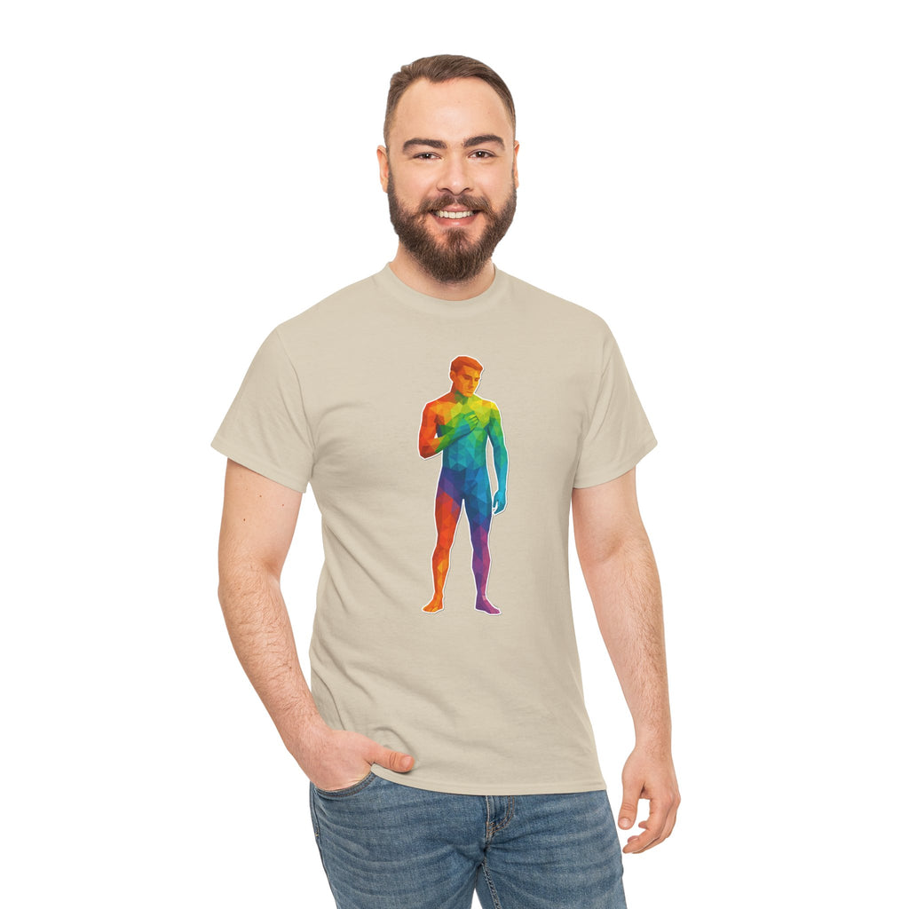 Geometric Pride Twink - Unisex Heavy Cotton Shirt