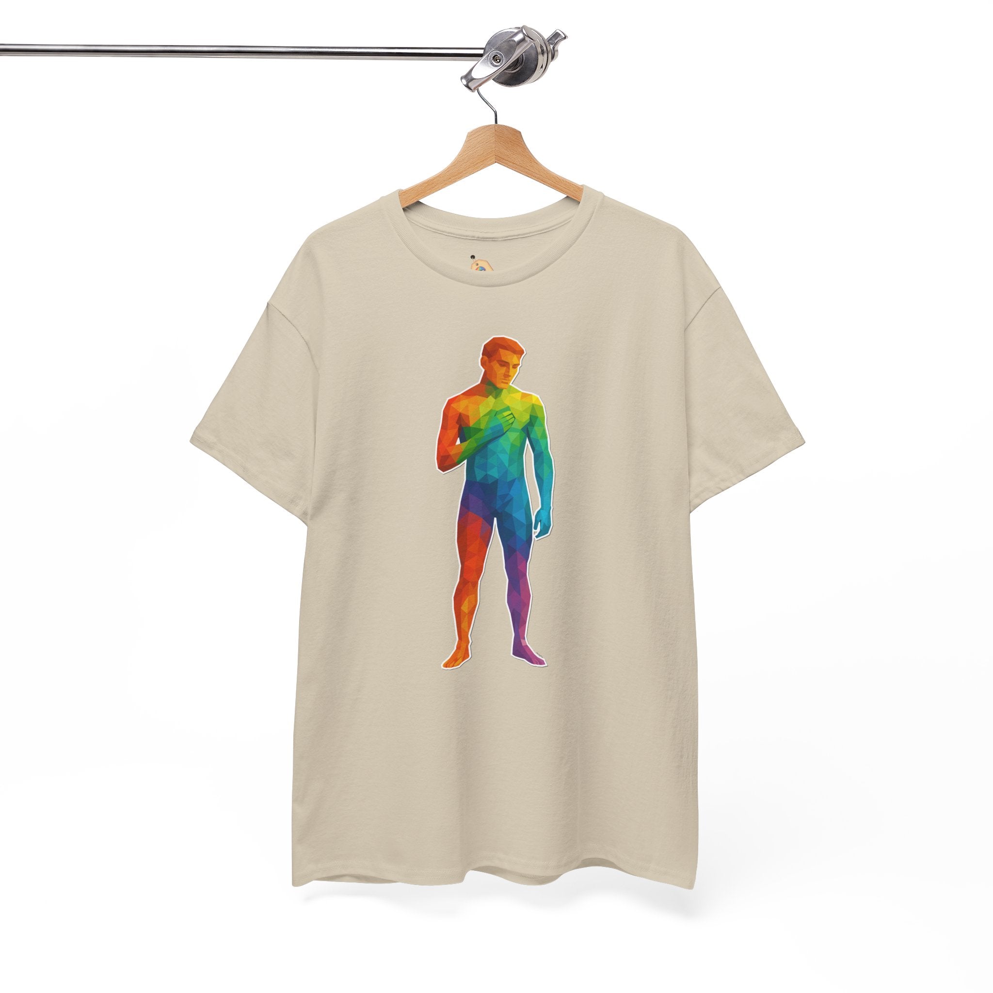 Geometric Pride Twink - Unisex Heavy Cotton Shirt