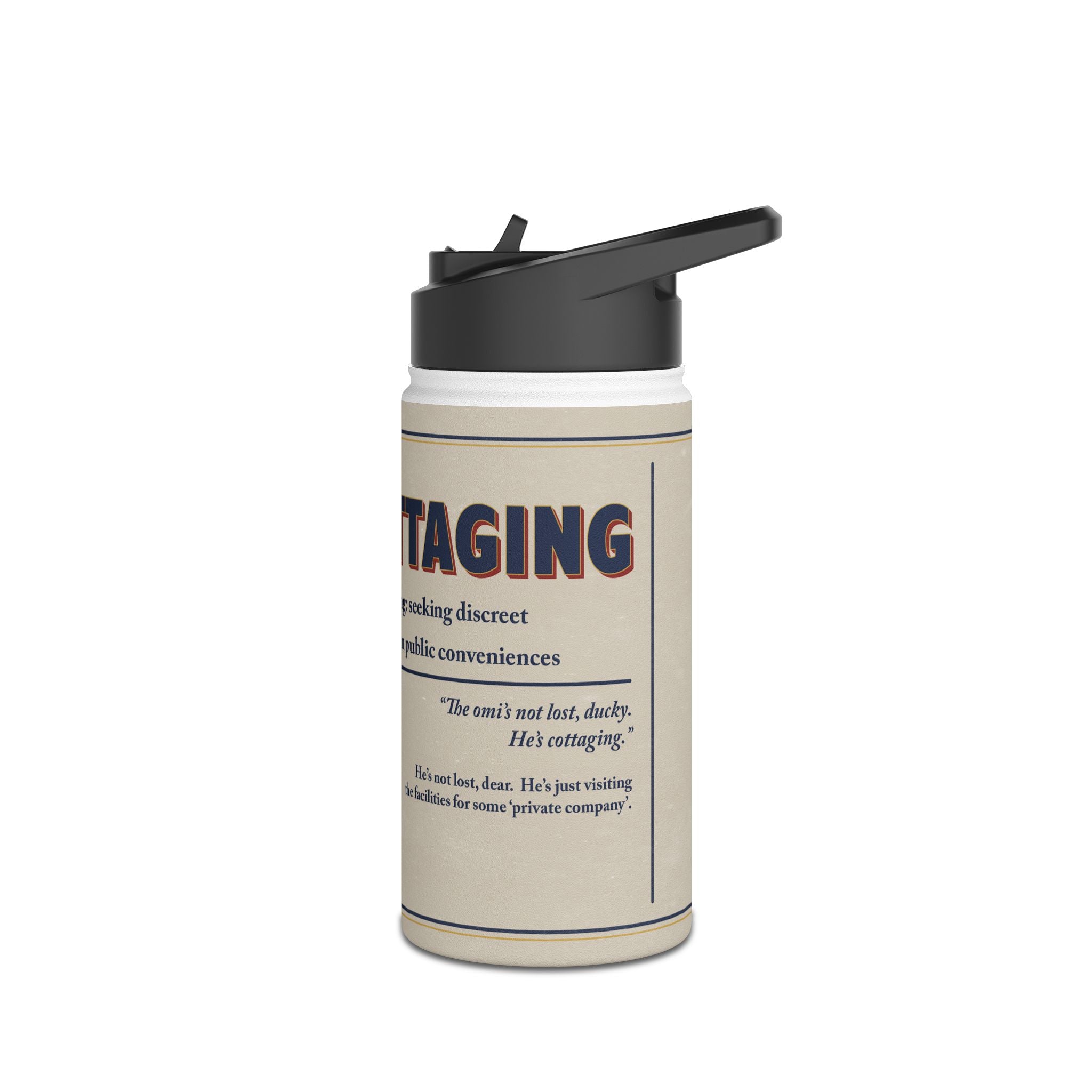 Polari: Cottaging. Stainless Steel Water Bottle