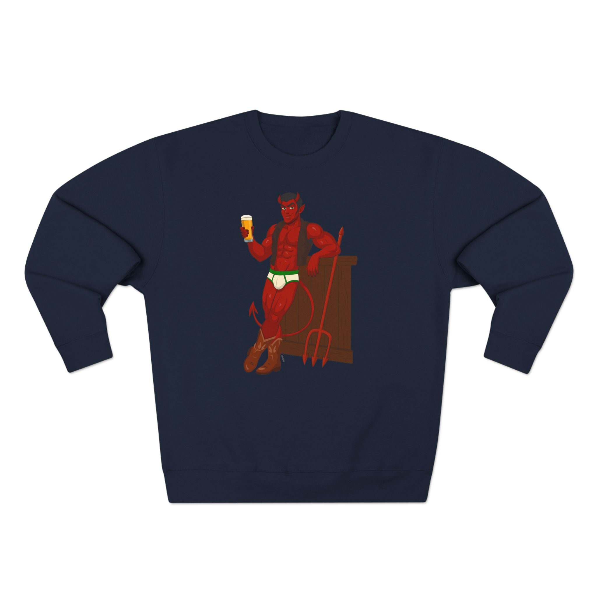 Saddle Up, Devil - Unisex Crewneck Sweatshirt