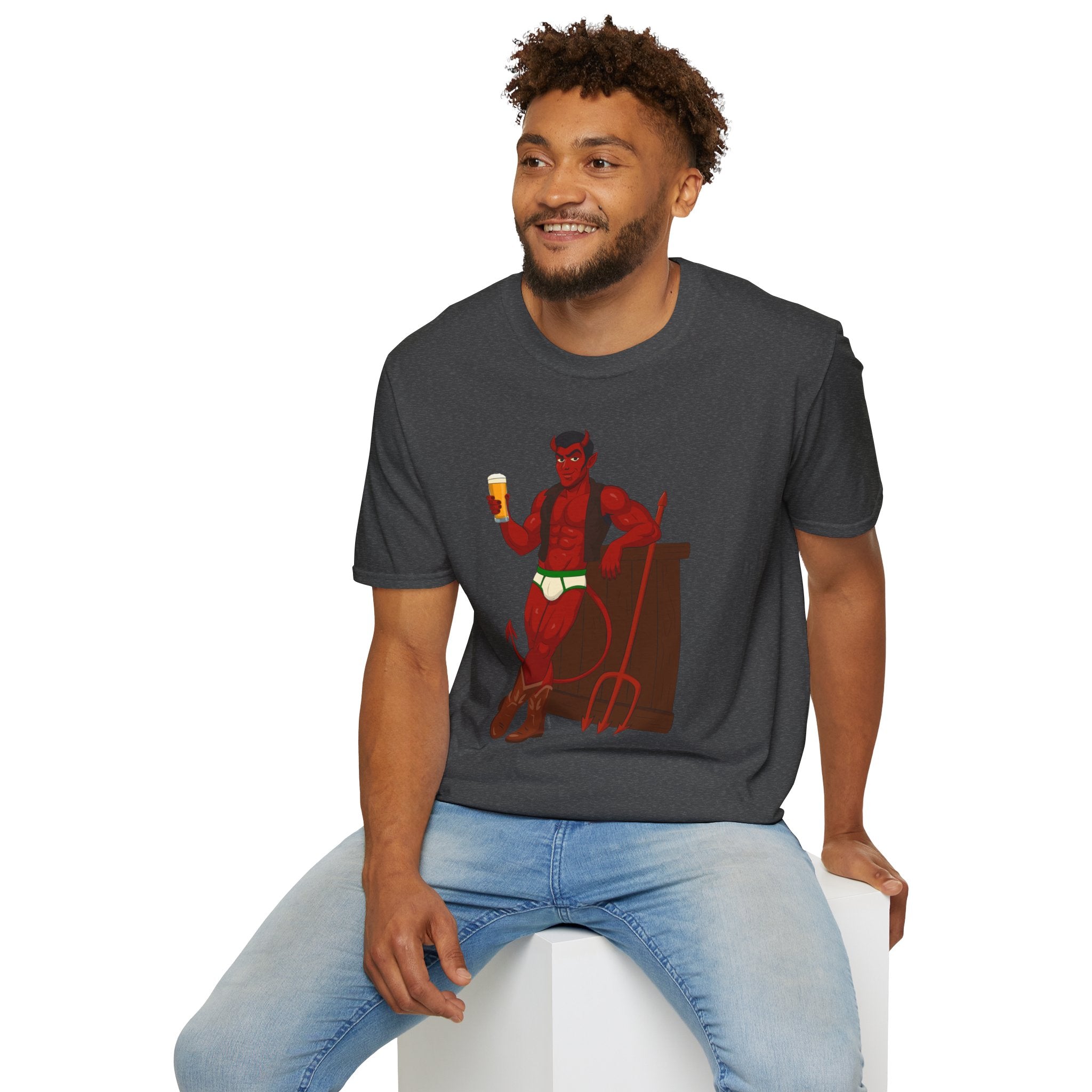 Saddle Up, Devil - Unisex Softstyle T-Shirt