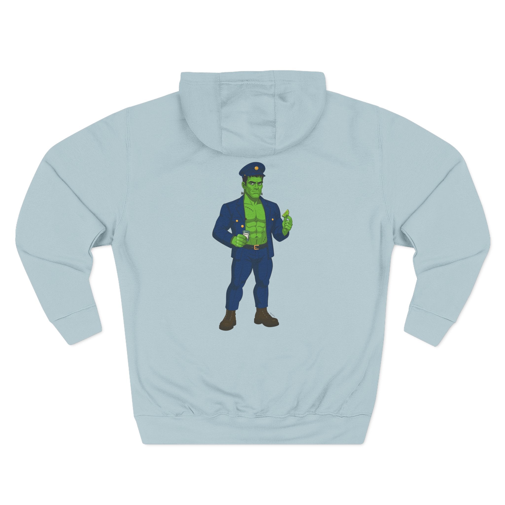 Major Frank N. Stein - Three-Panel Fleece Hoodie