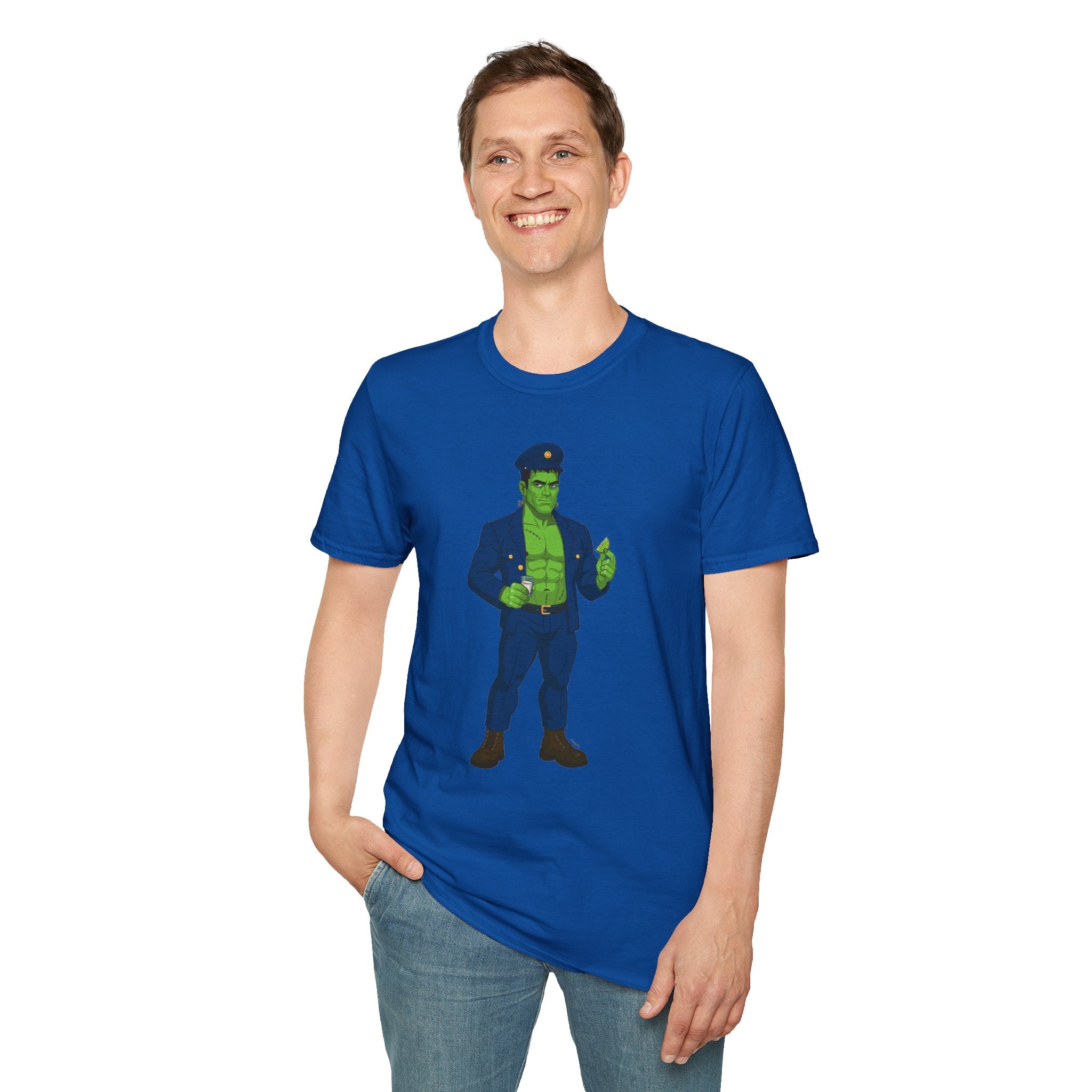 Major Frank N. Stein - Unisex Softstyle T-Shirt