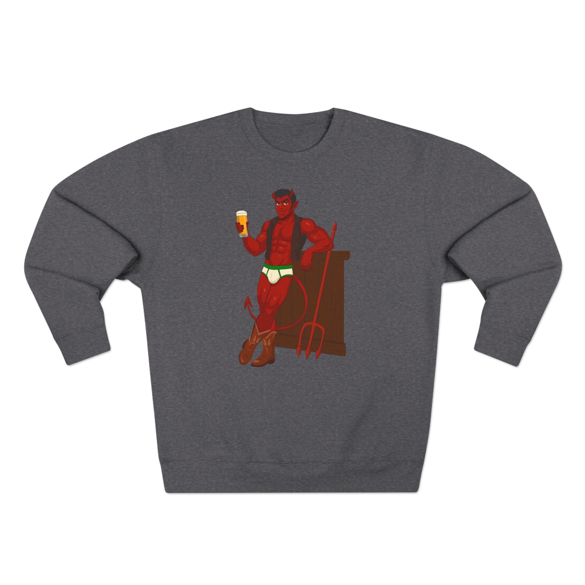 Saddle Up, Devil - Unisex Crewneck Sweatshirt