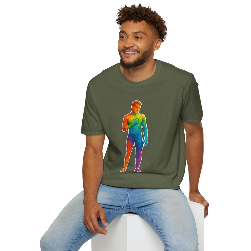 Geometric Pride Twink - Unisex Softstyle T-Shirt