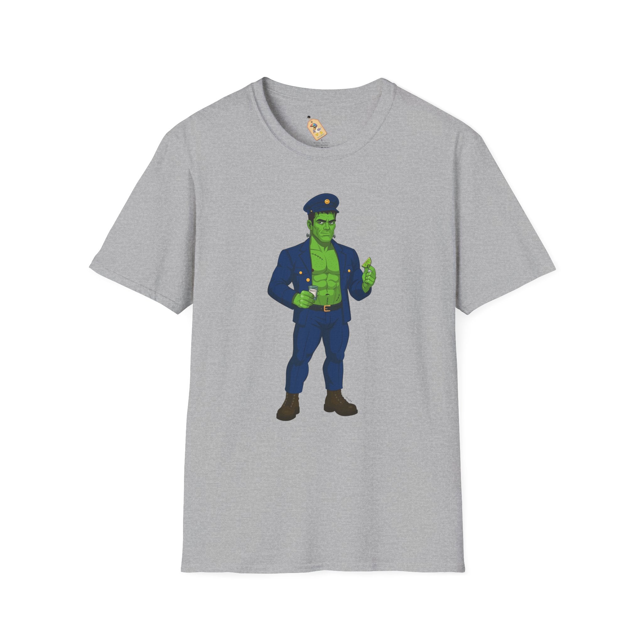 Major Frank N. Stein - Unisex Softstyle T-Shirt