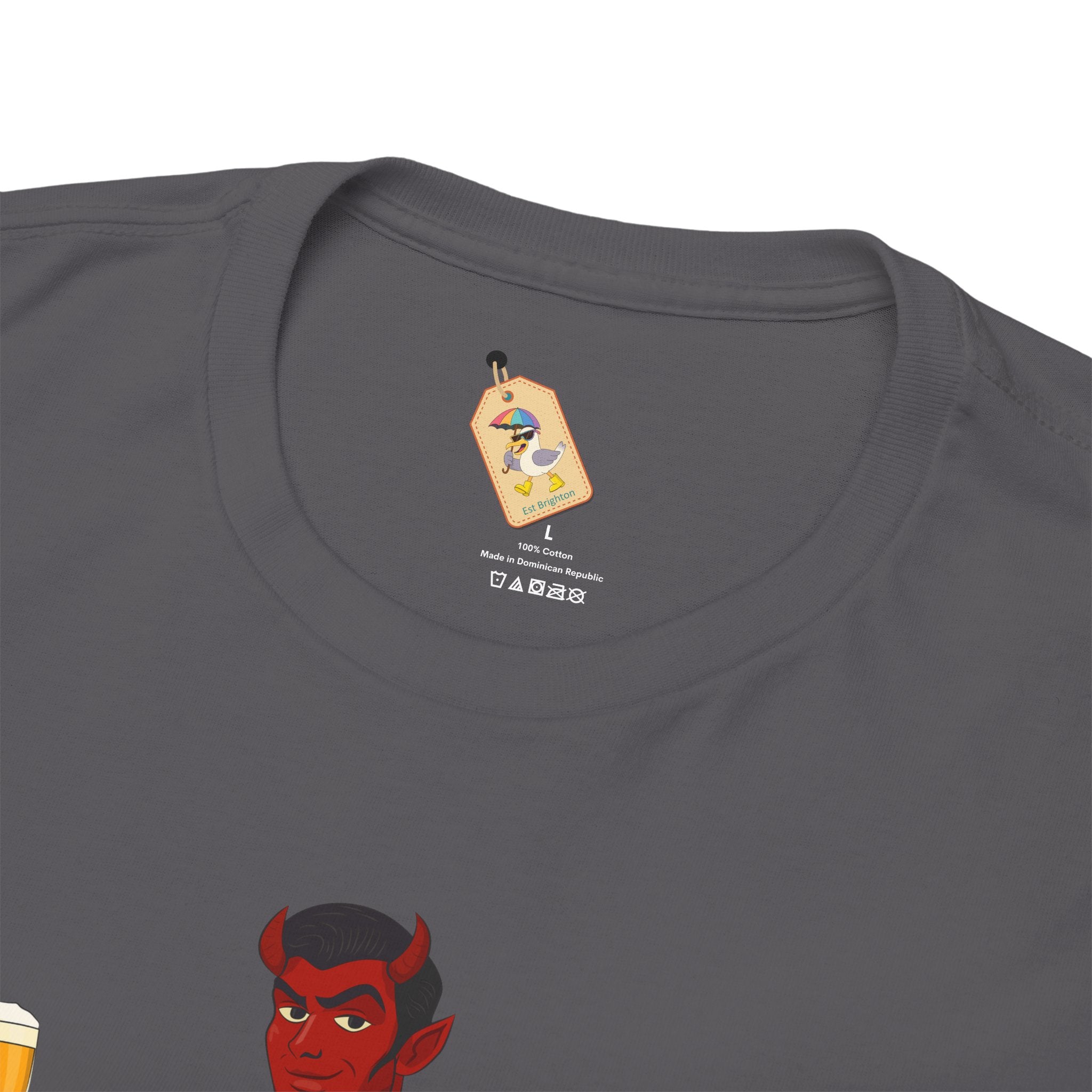 Saddle Up, Devil- Unisex Heavy Cotton Shirt