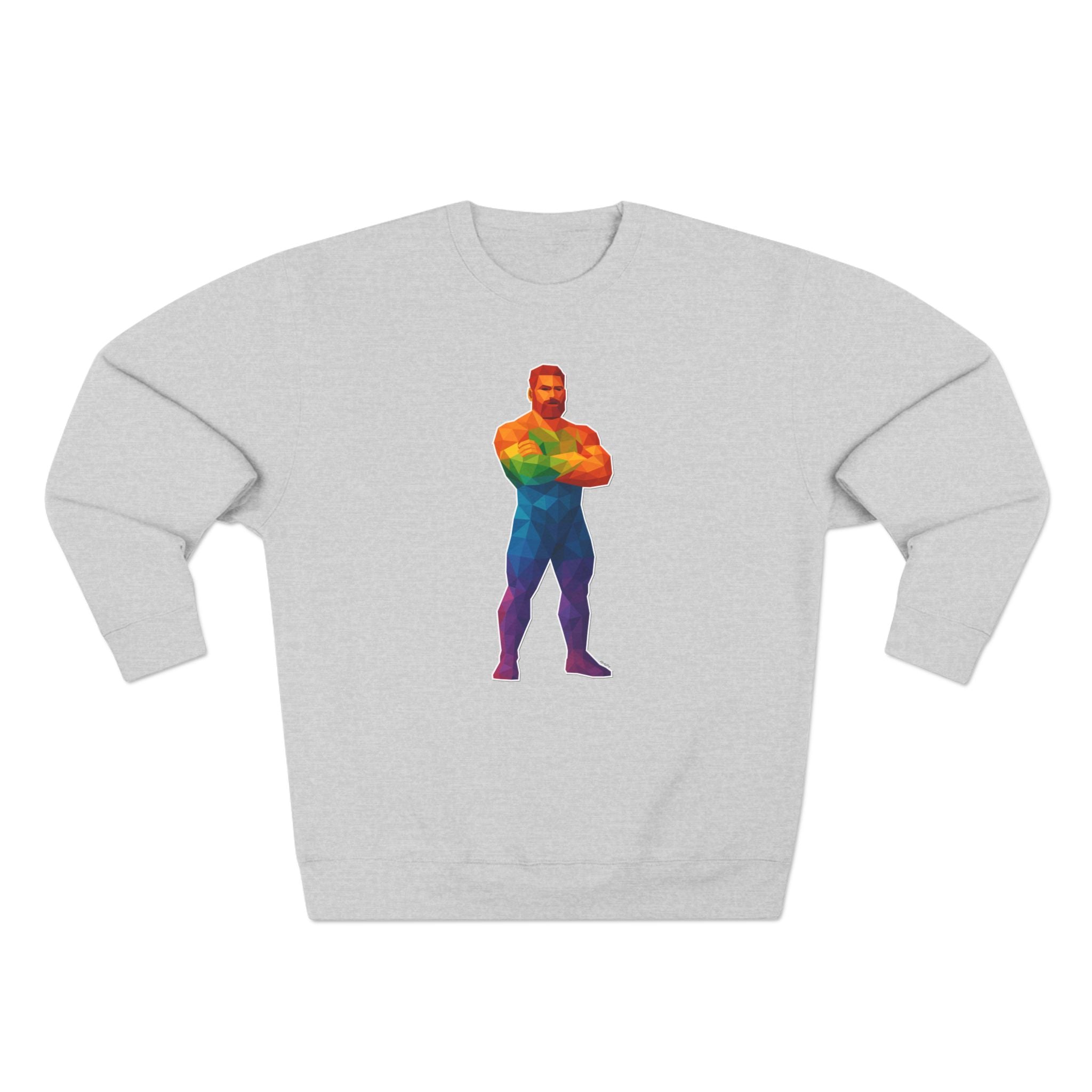 Geometric Pride Daddy - Unisex Crewneck Sweatshirt