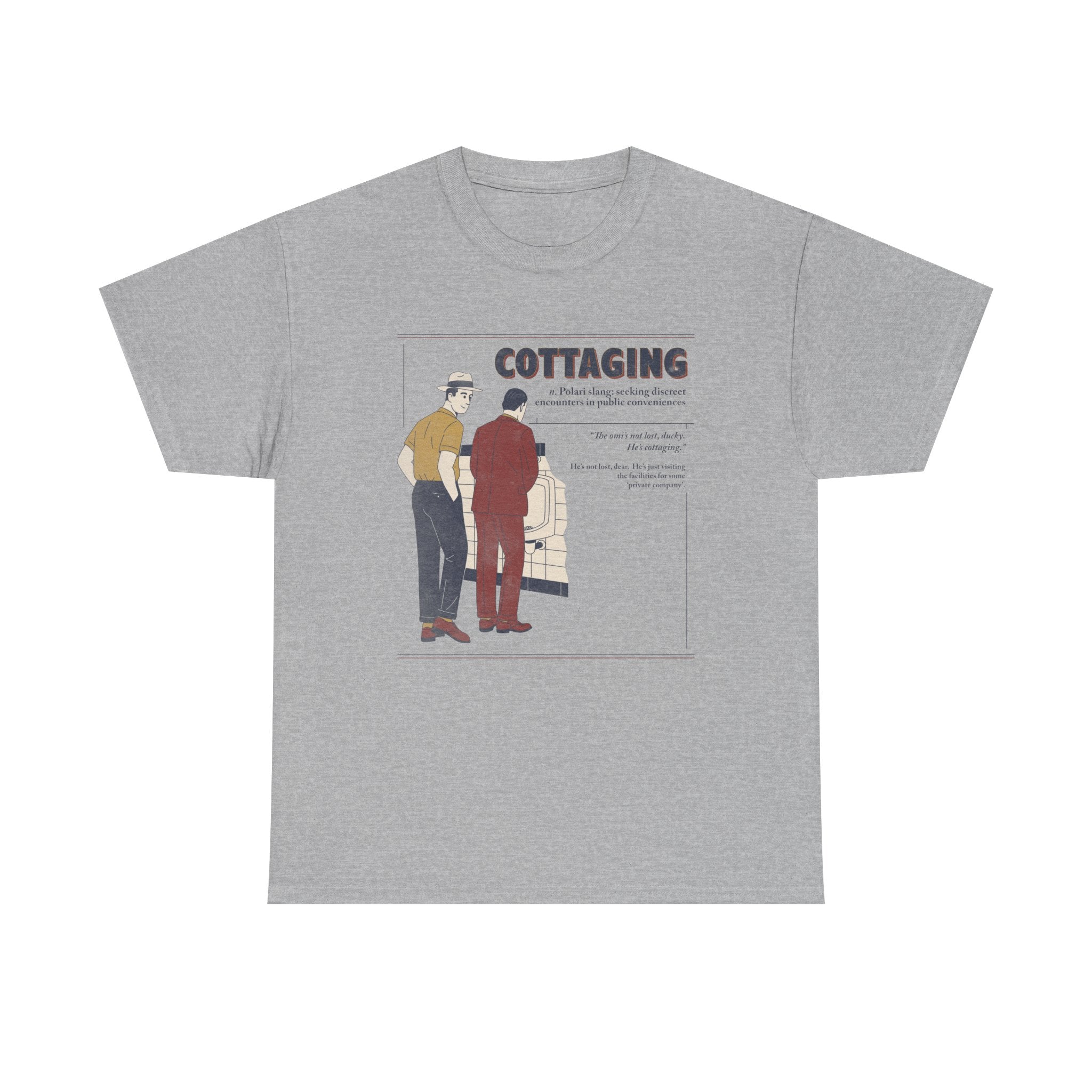 Polari: Cottaging - Unisex Heavy Cotton Shirt