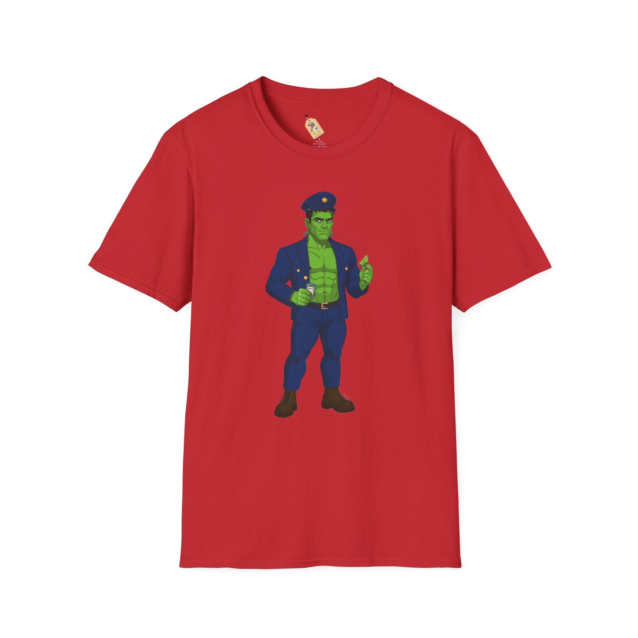 Major Frank N. Stein - Unisex Softstyle T-Shirt