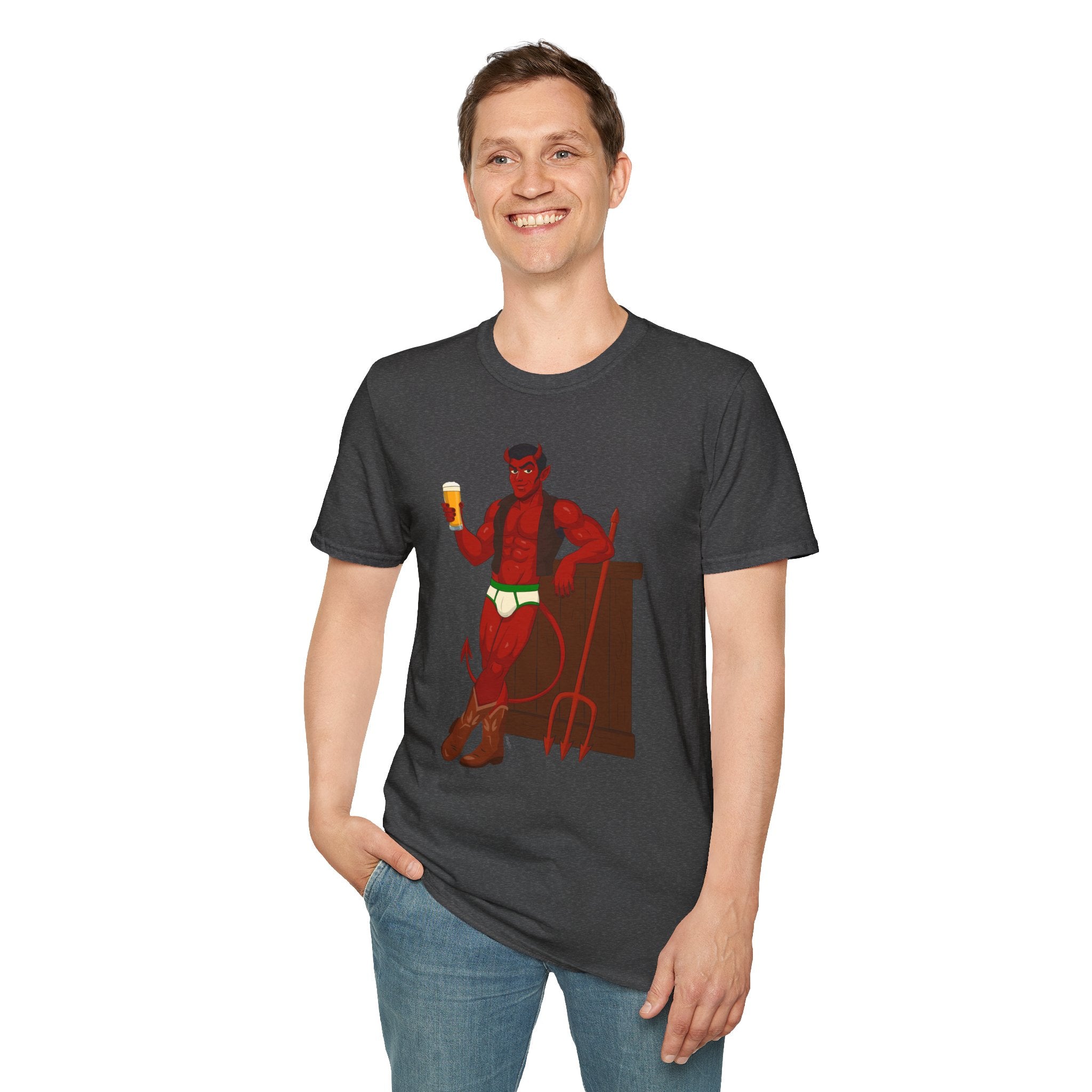 Saddle Up, Devil - Unisex Softstyle T-Shirt