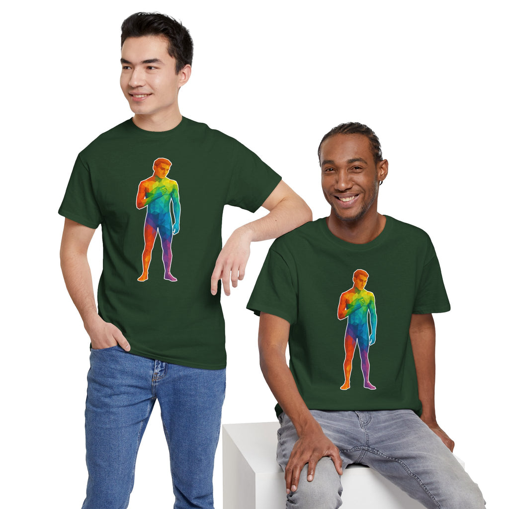 Geometric Pride Twink - Unisex Heavy Cotton Shirt