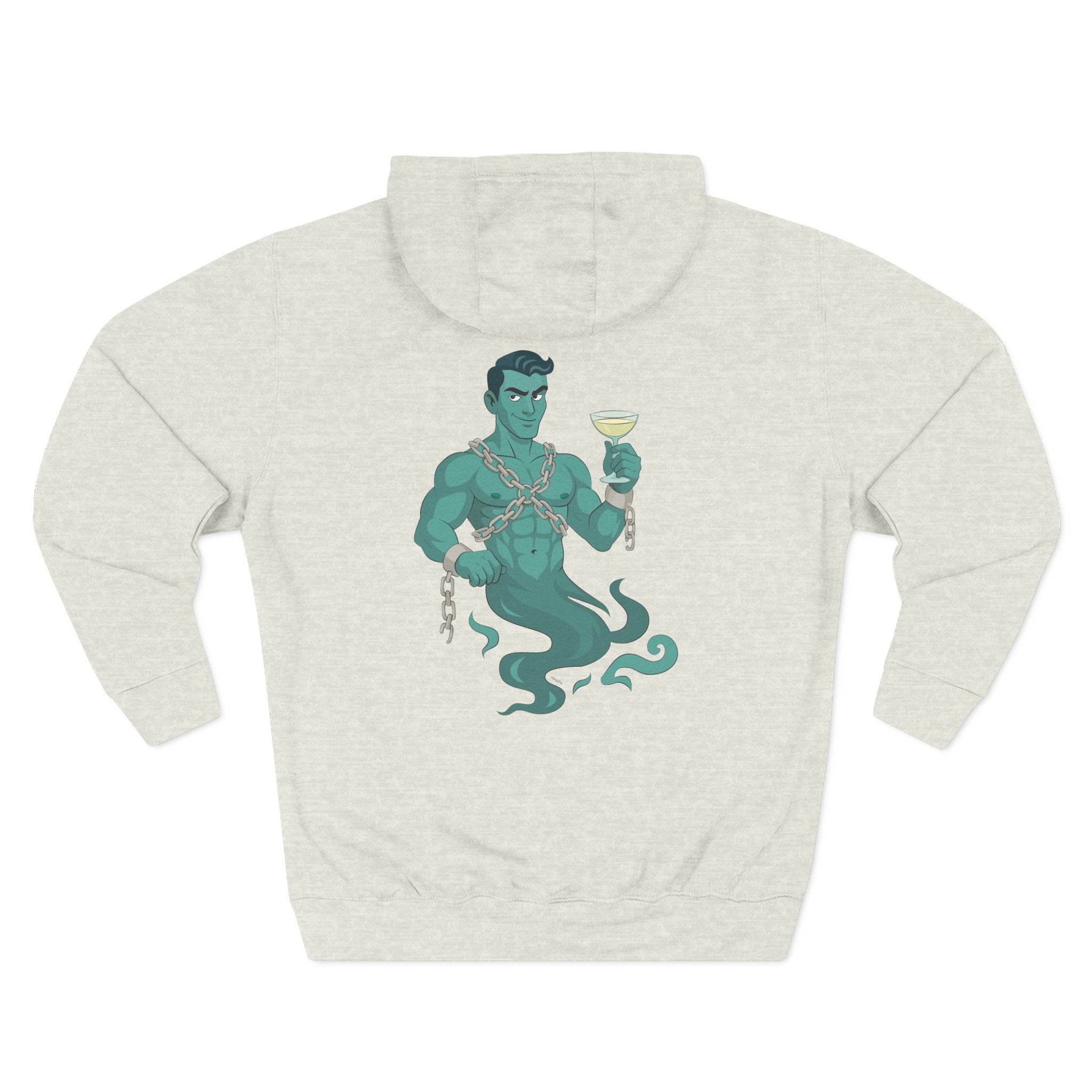 Hunk in chains - Three-Panel Fleece Hoodie