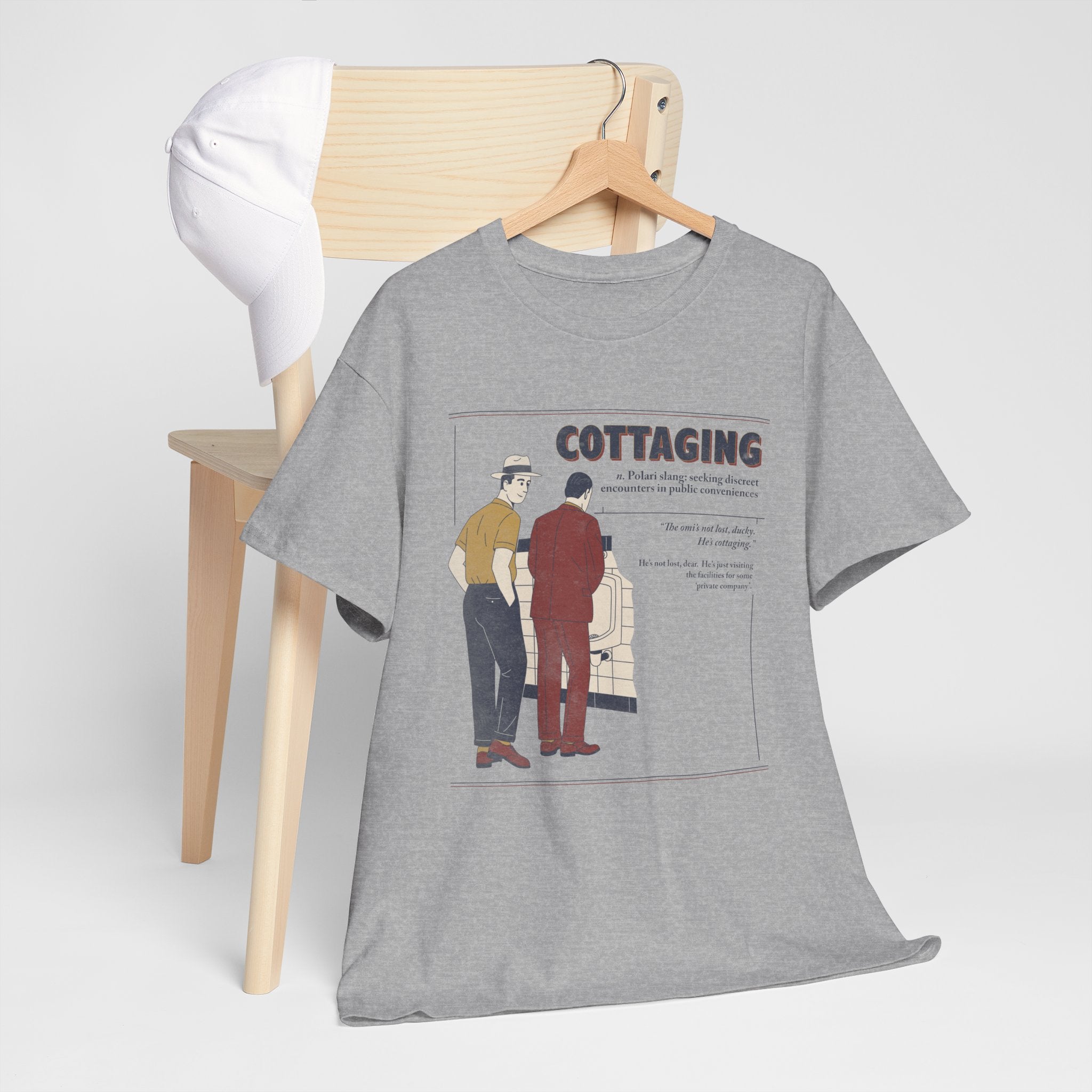 Polari: Cottaging - Unisex Heavy Cotton Shirt