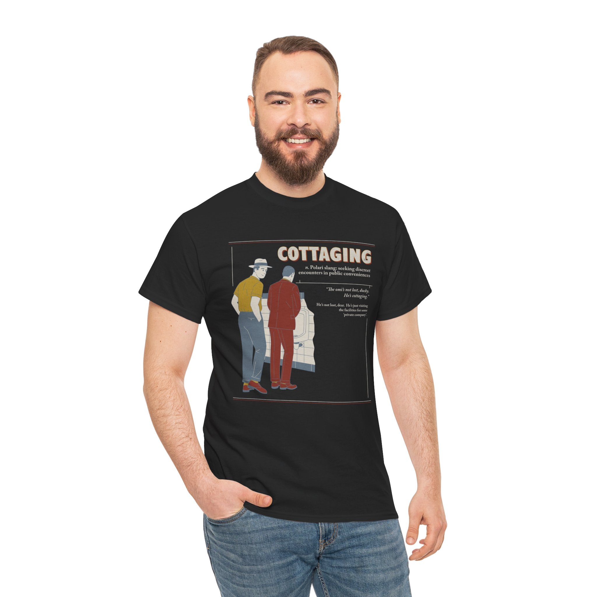 Polari: Cottaging - Unisex Heavy Cotton Shirt