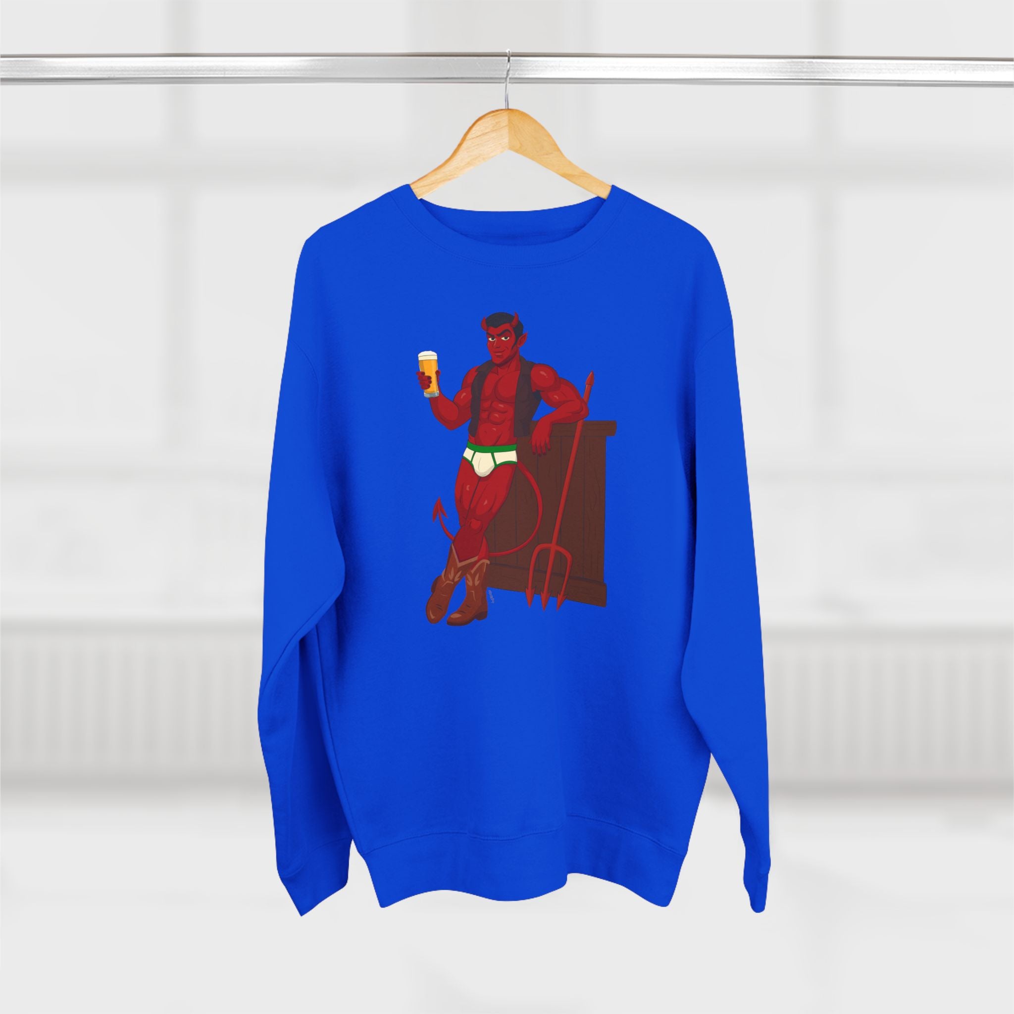 Saddle Up, Devil - Unisex Crewneck Sweatshirt