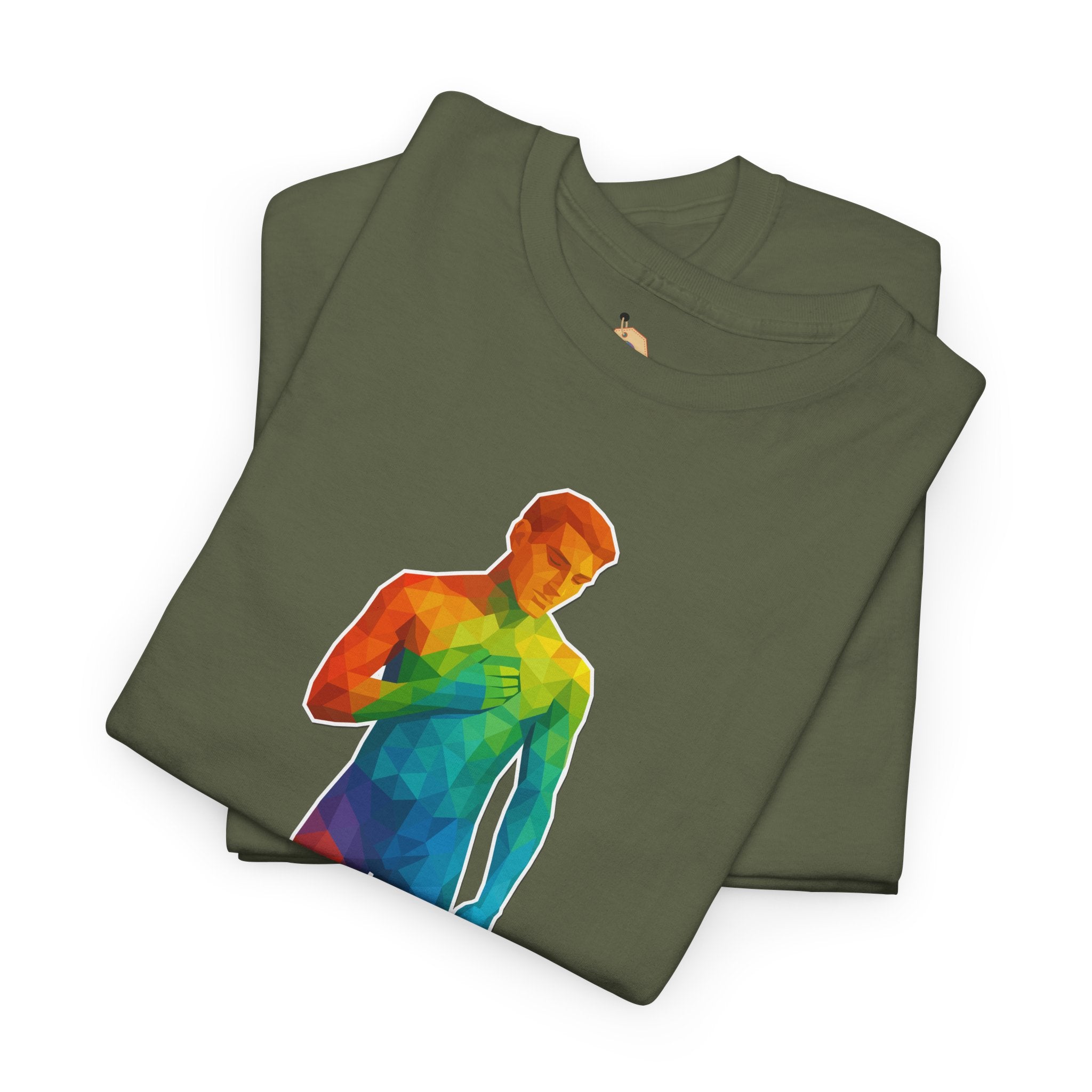 Geometric Pride Twink - Unisex Heavy Cotton Shirt