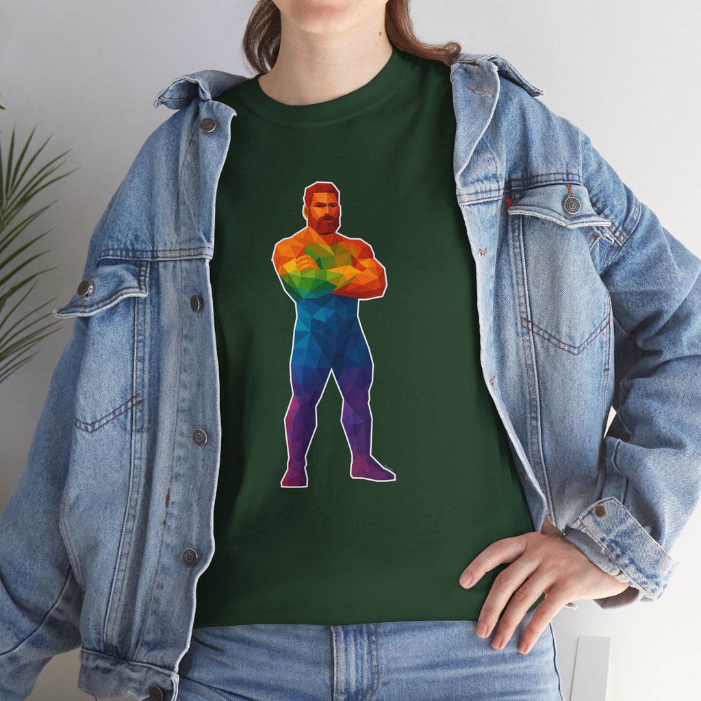 Geometric Pride Daddy - Unisex Heavy Cotton Shirt