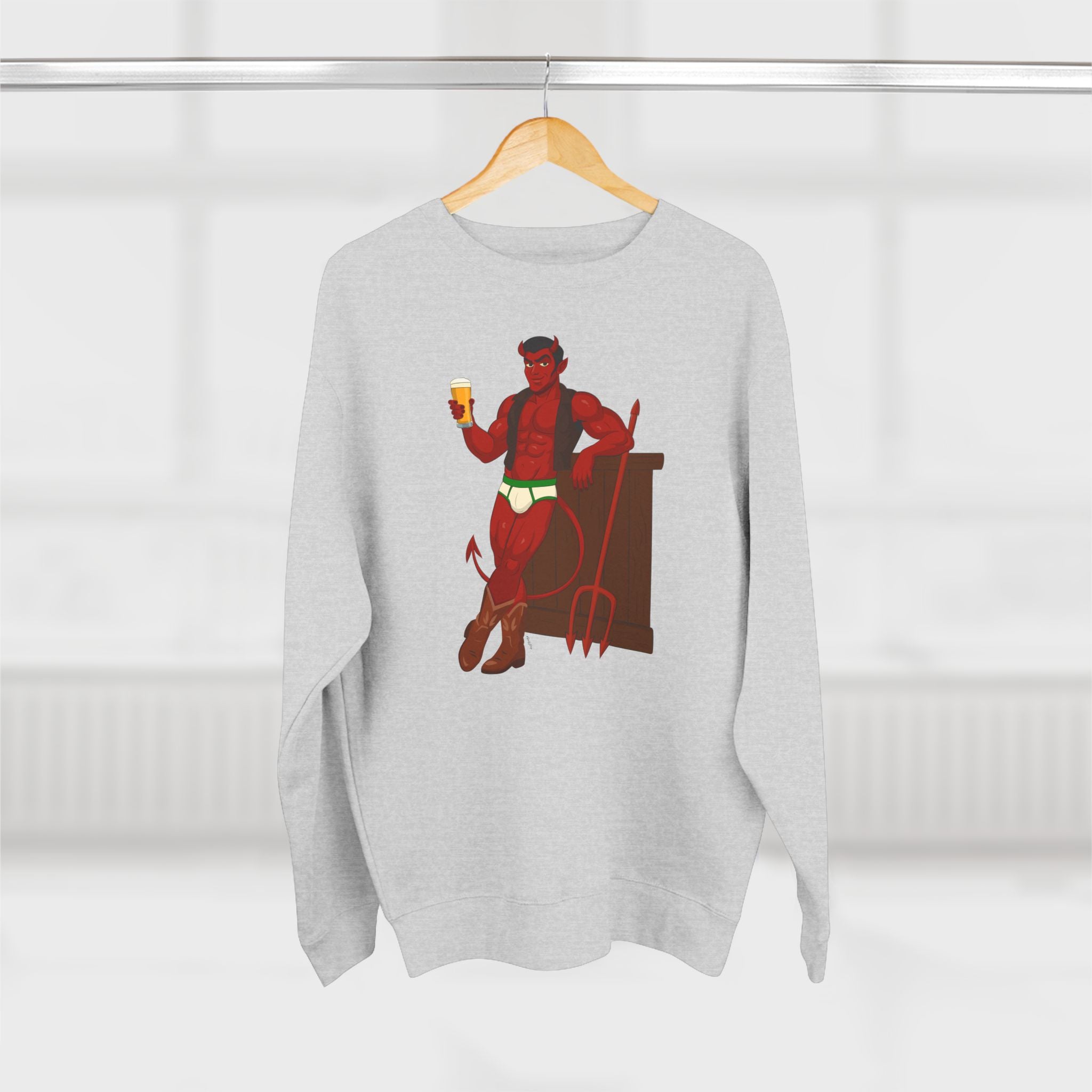 Saddle Up, Devil - Unisex Crewneck Sweatshirt