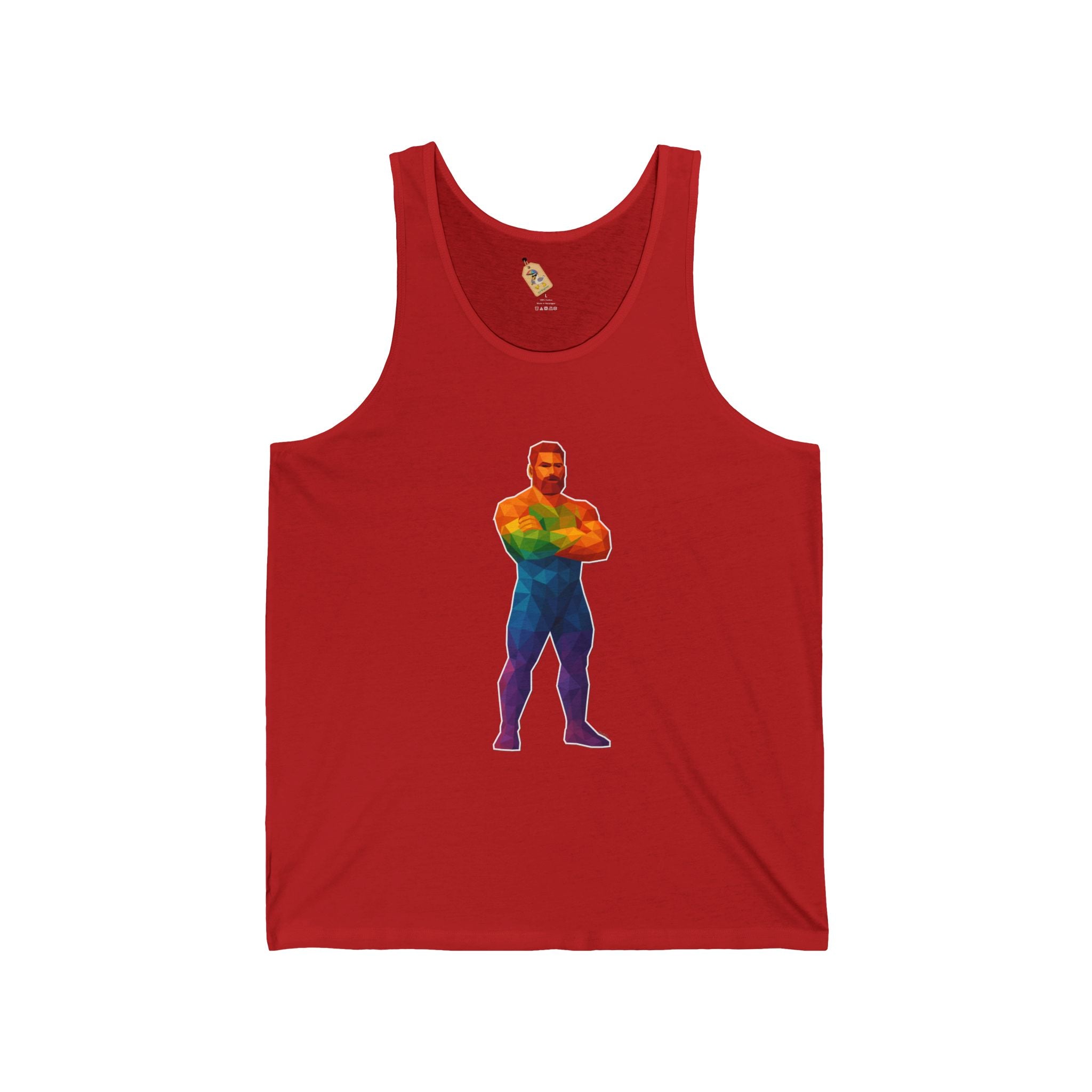 Geometric Pride Daddy - Unisex Jersey Tank