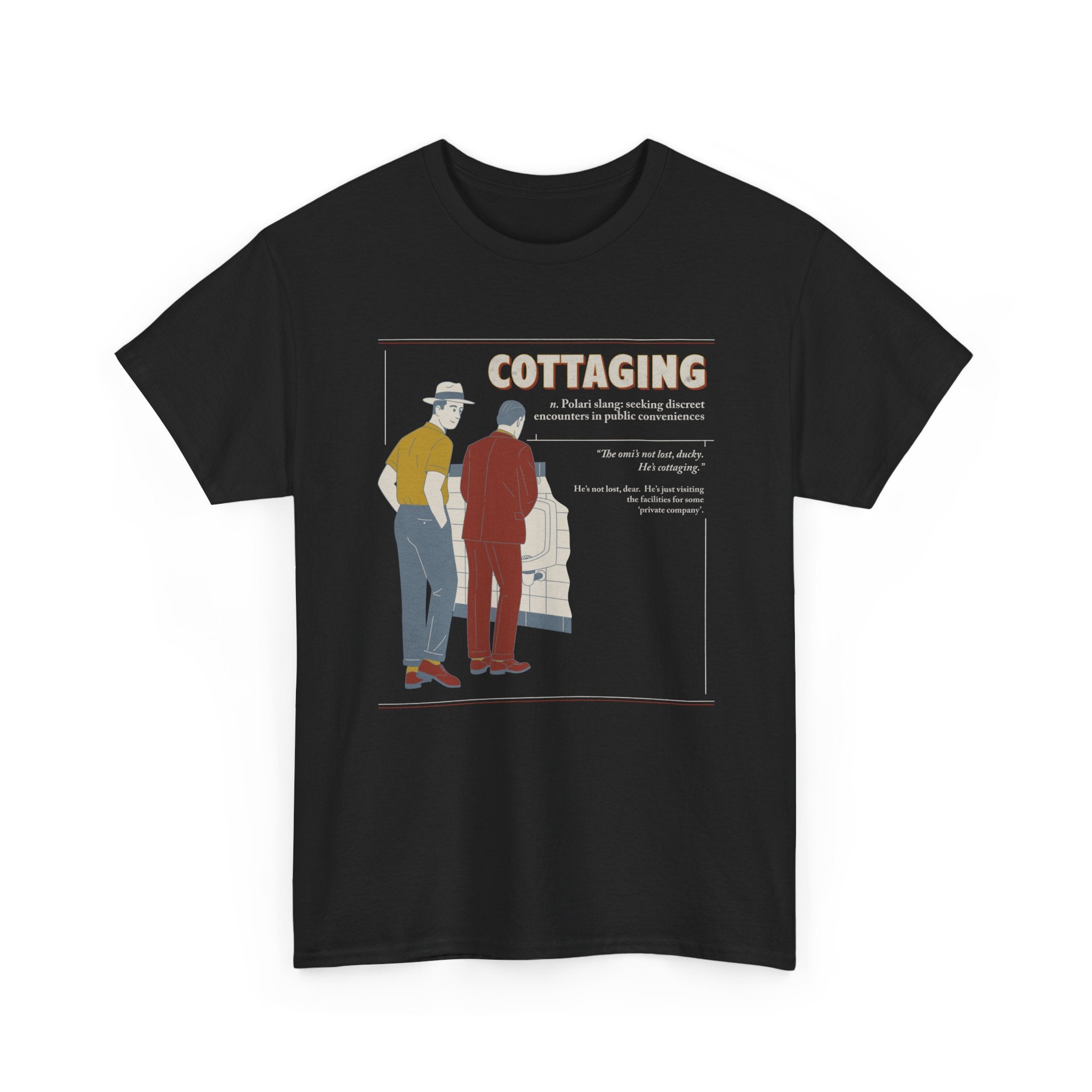 Polari: Cottaging - Unisex Heavy Cotton Shirt