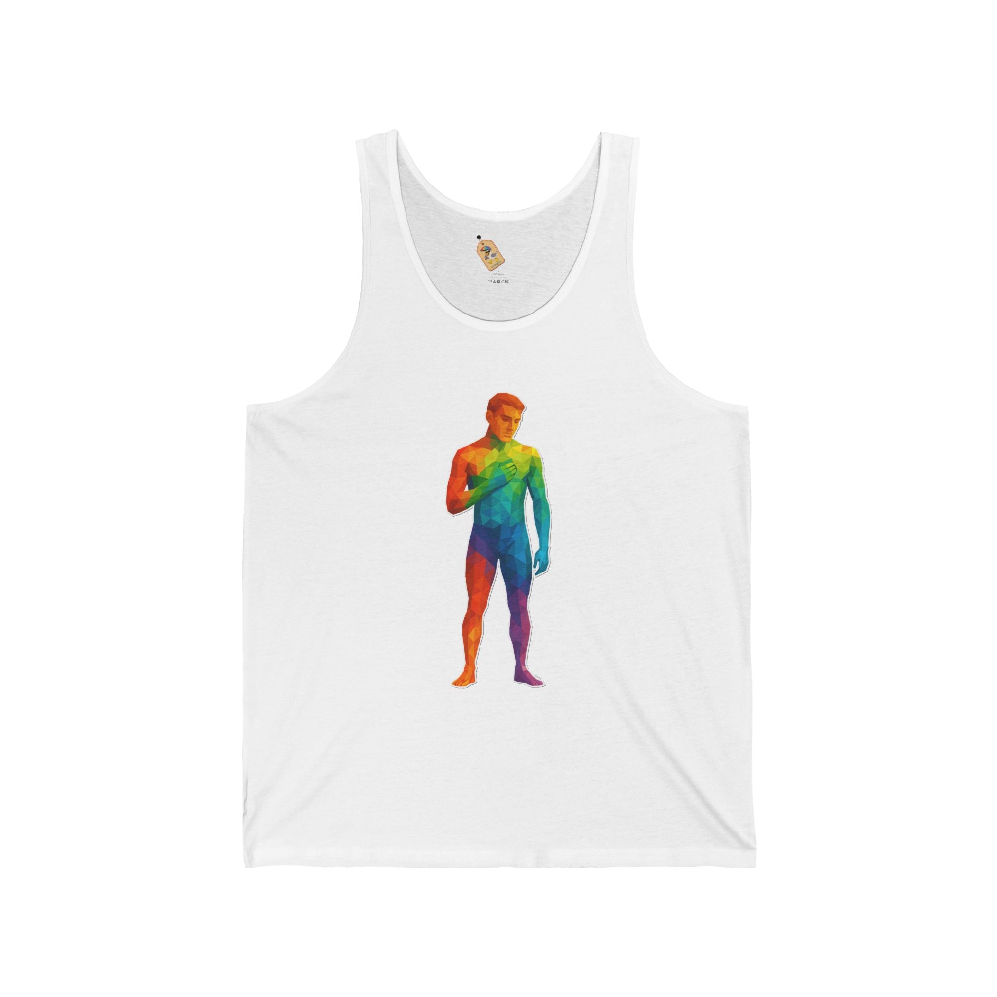 Geometric Pride Twink - Unisex Jersey Tank