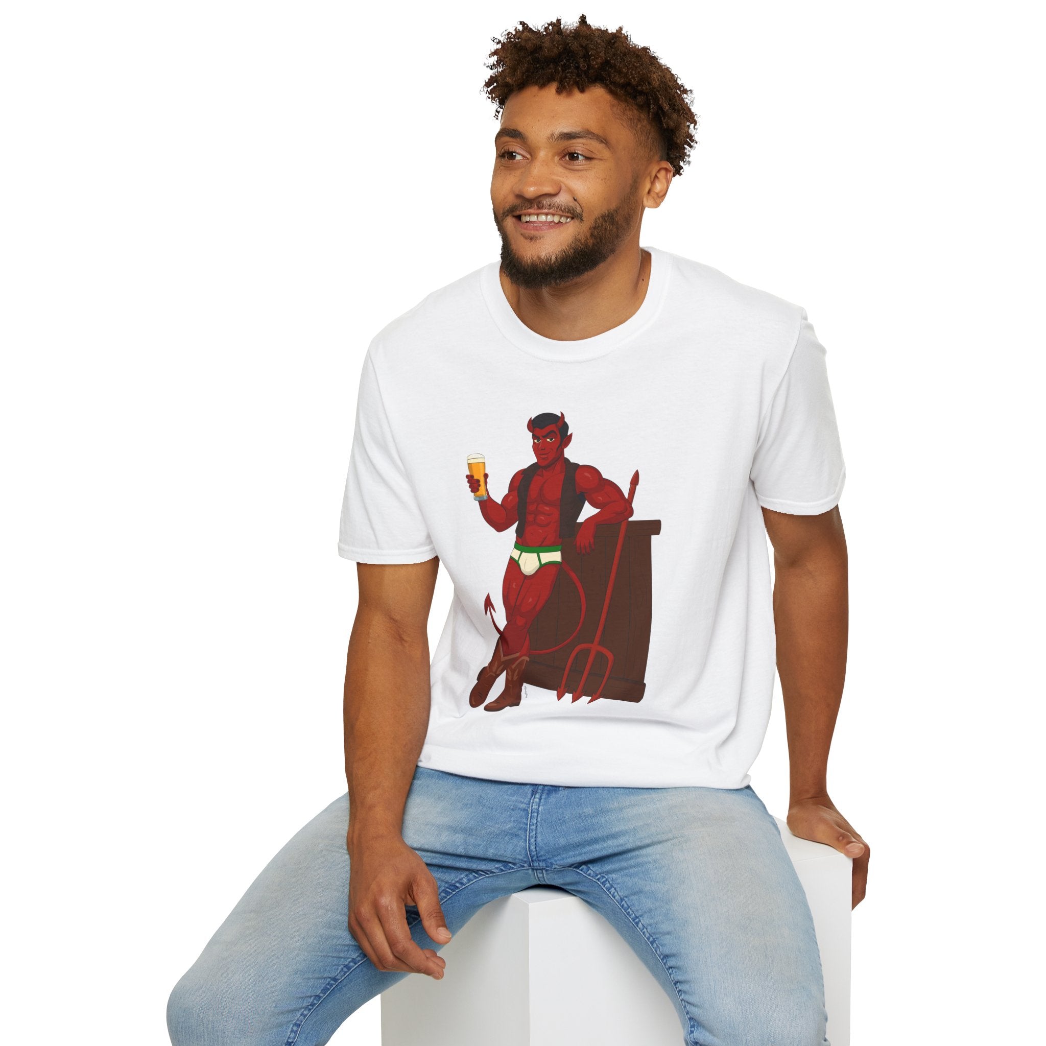 Saddle Up, Devil - Unisex Softstyle T-Shirt