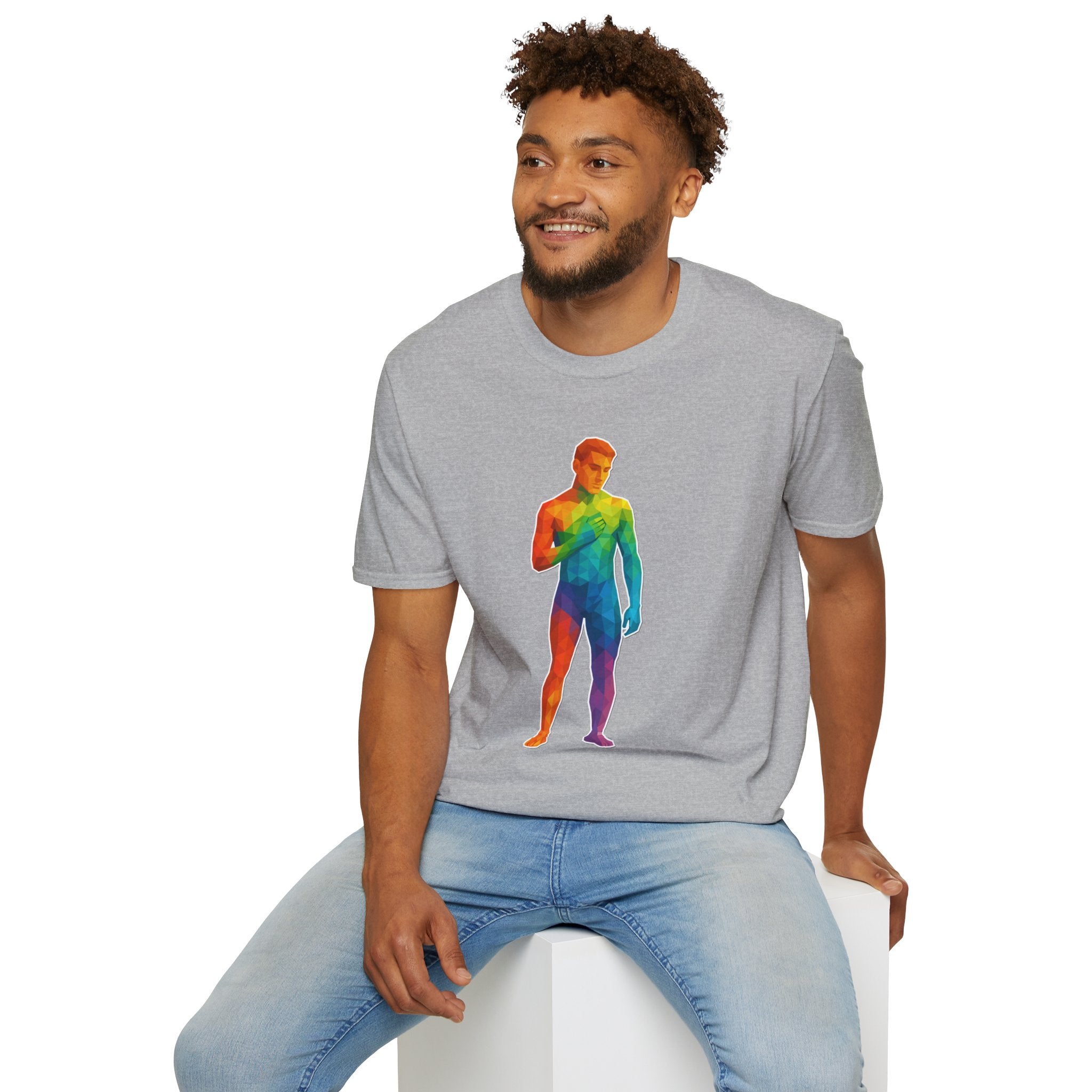 Geometric Pride Twink - Unisex Softstyle T-Shirt