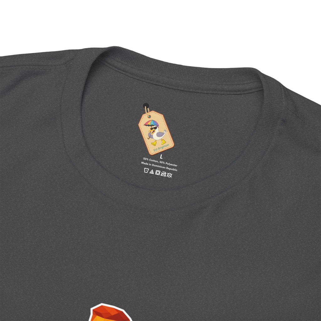 Geometric Pride Hunk - Unisex Heavy Cotton Shirt