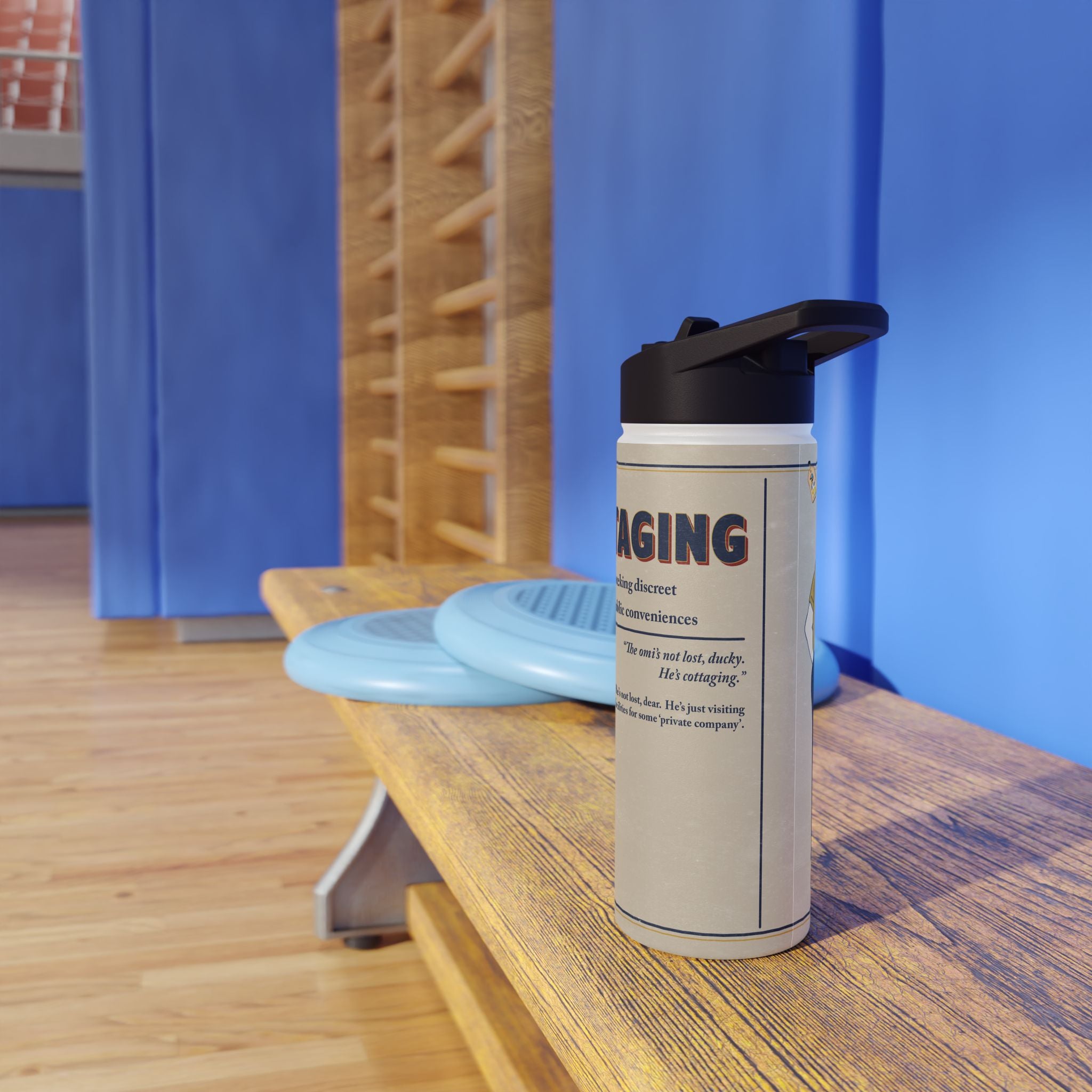 Polari: Cottaging. Stainless Steel Water Bottle