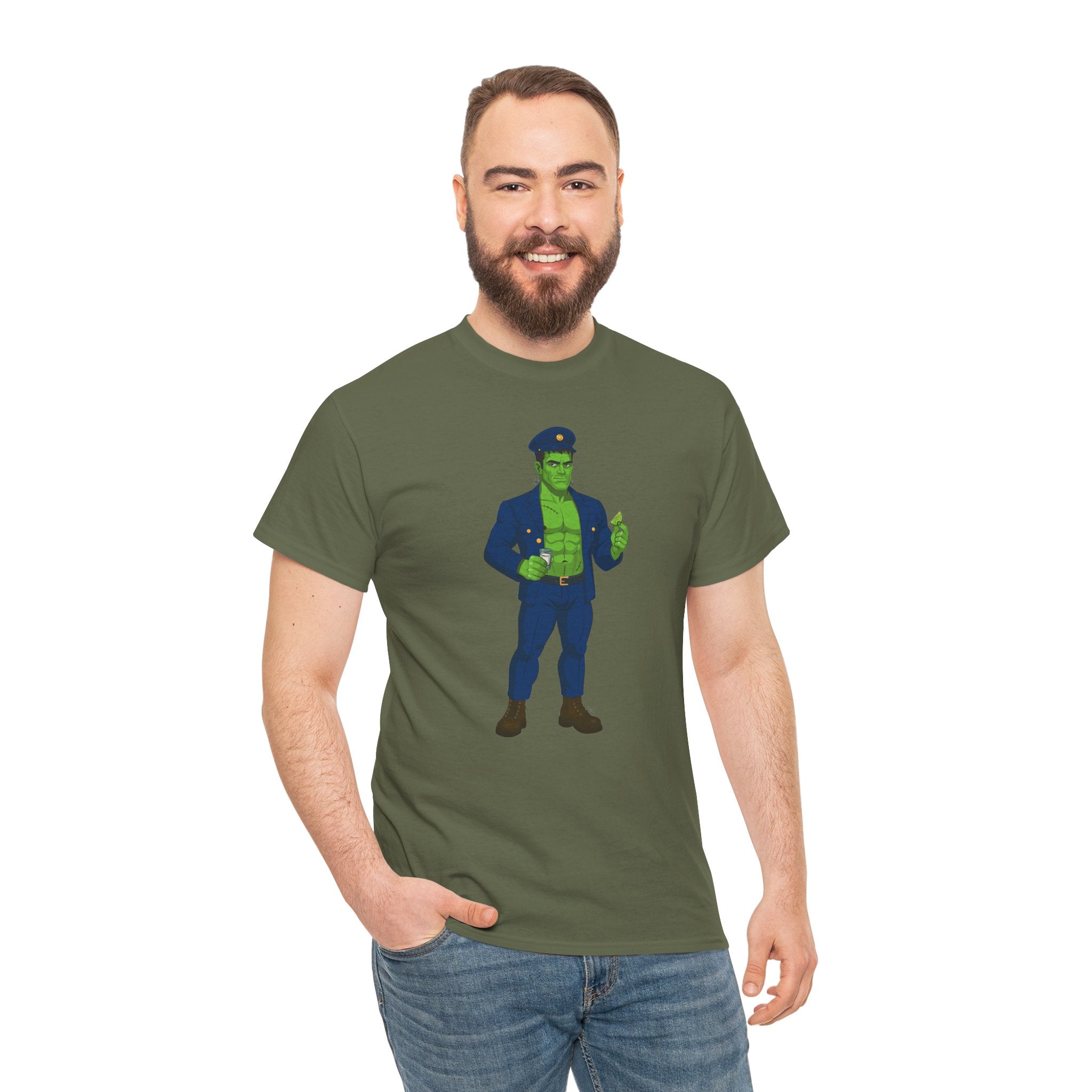Major Frank N. Stein - Unisex Heavy Cotton Shirt